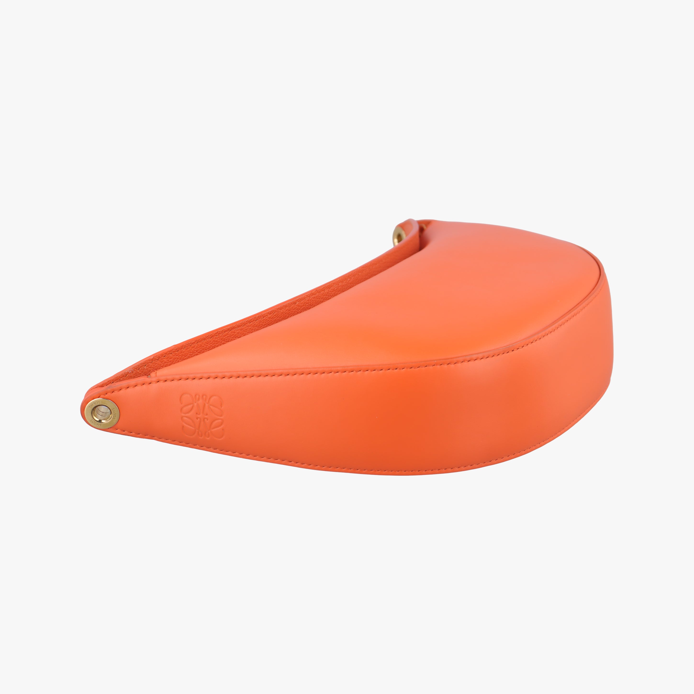 Pre-owned Loewe Luna Orange leather  shoulderbag | stylenewstar