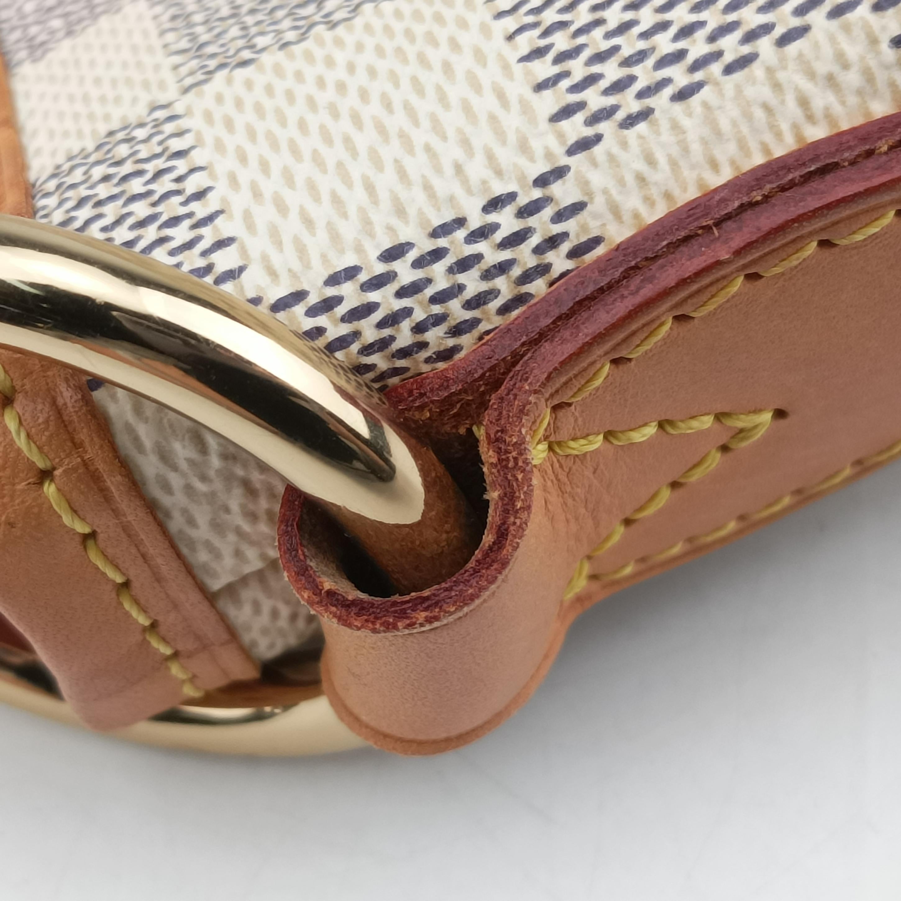 Pre-owned Louis Vuitton DELIGHTFUL PM Azur Damier Canvas N41447 handbag | stylenewstar