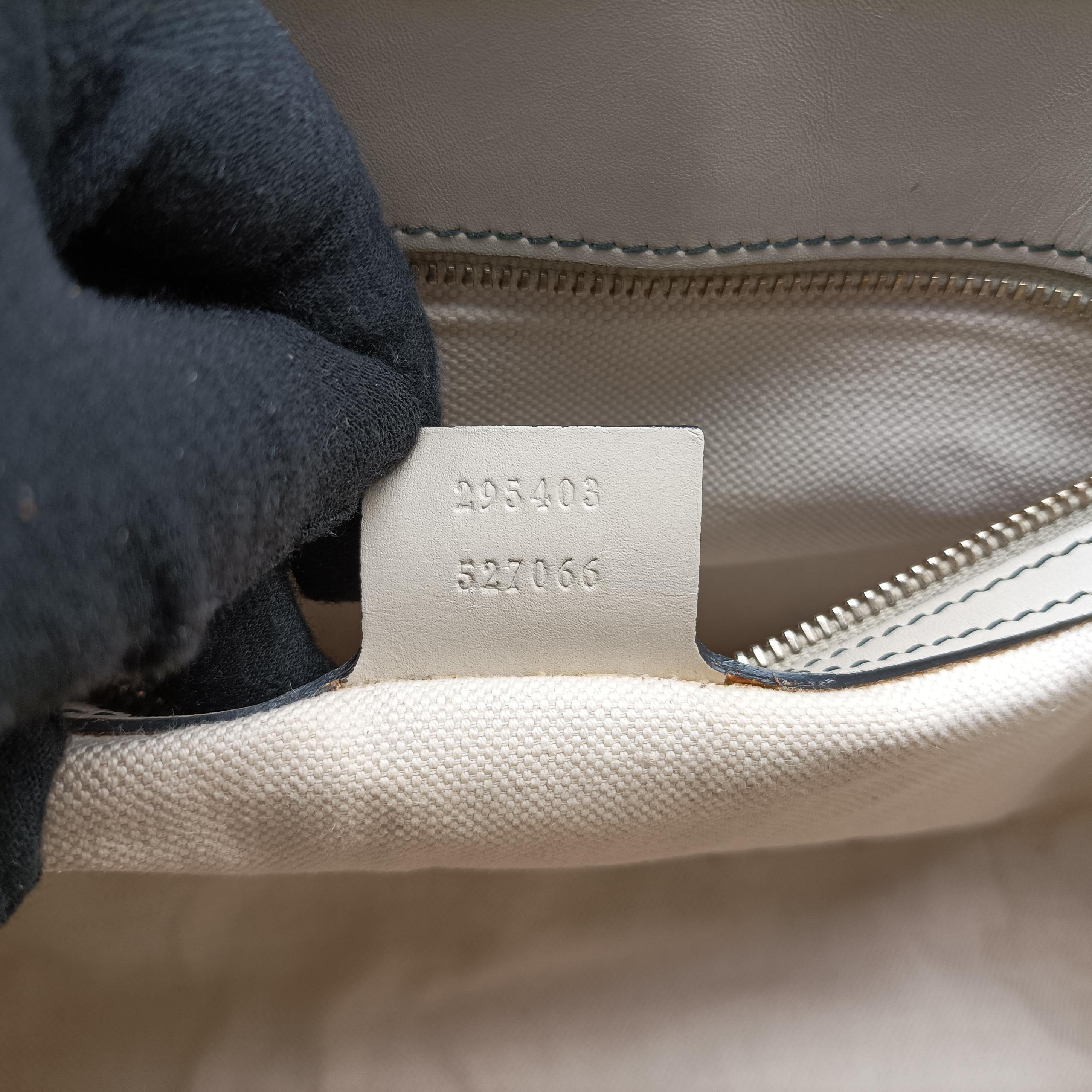 Vintage Gucci Emily Beige×White canvas×leather 295403 shoulderbag | stylenewstar