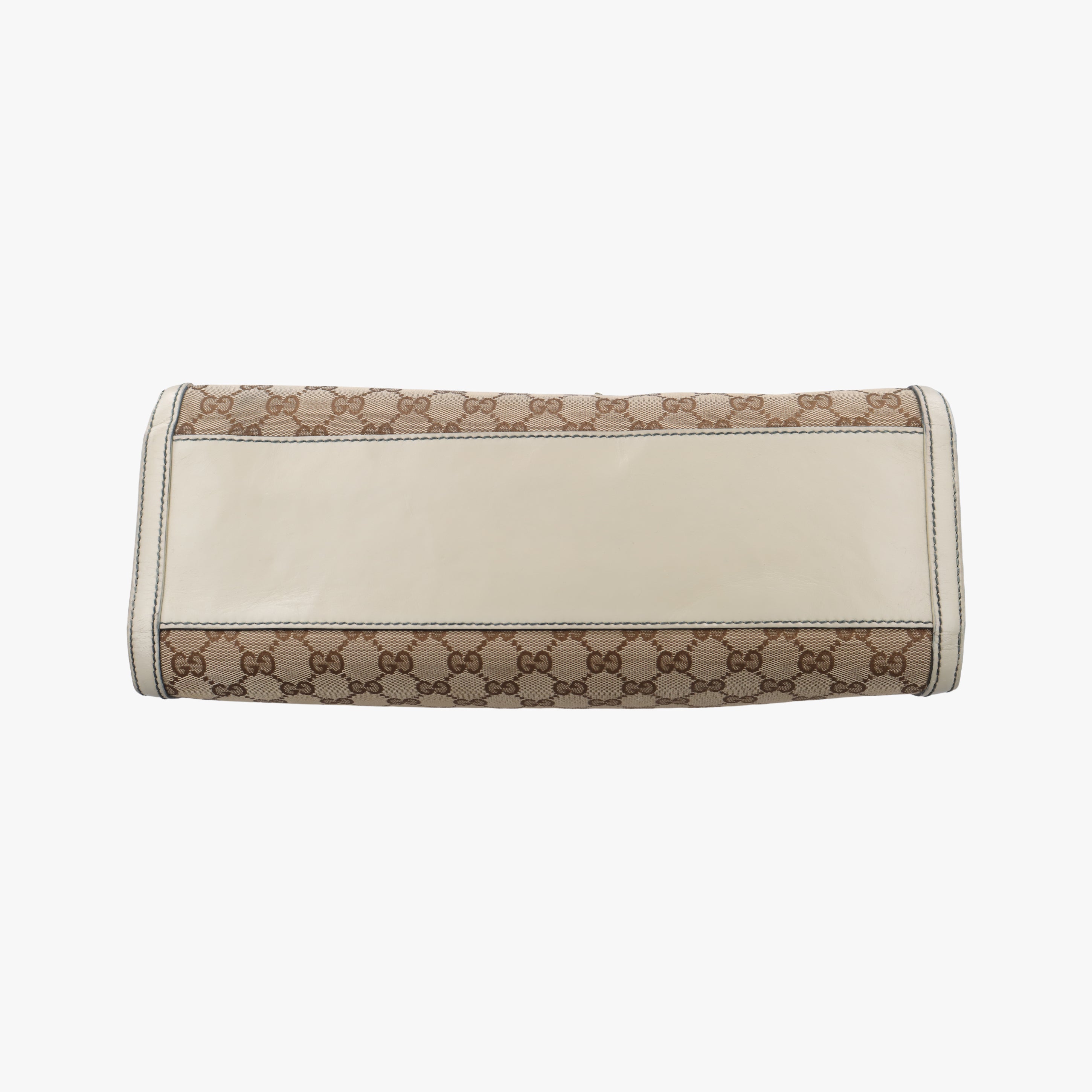 Vintage Gucci Emily Beige×White canvas×leather 295403 shoulderbag | stylenewstar