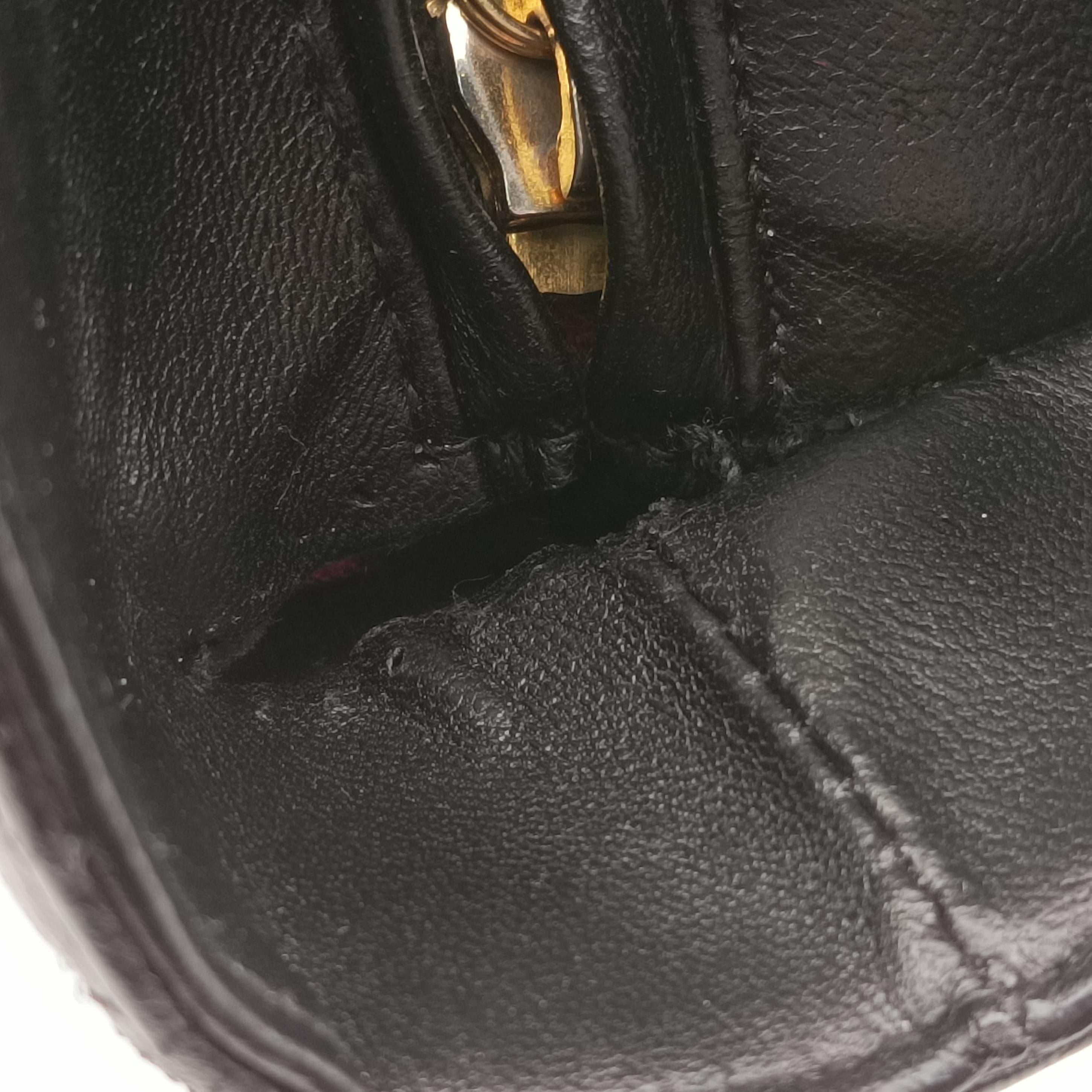 Pre-owned Christian Dior Lady Dior Black lambskin  handbag | stylenewstar