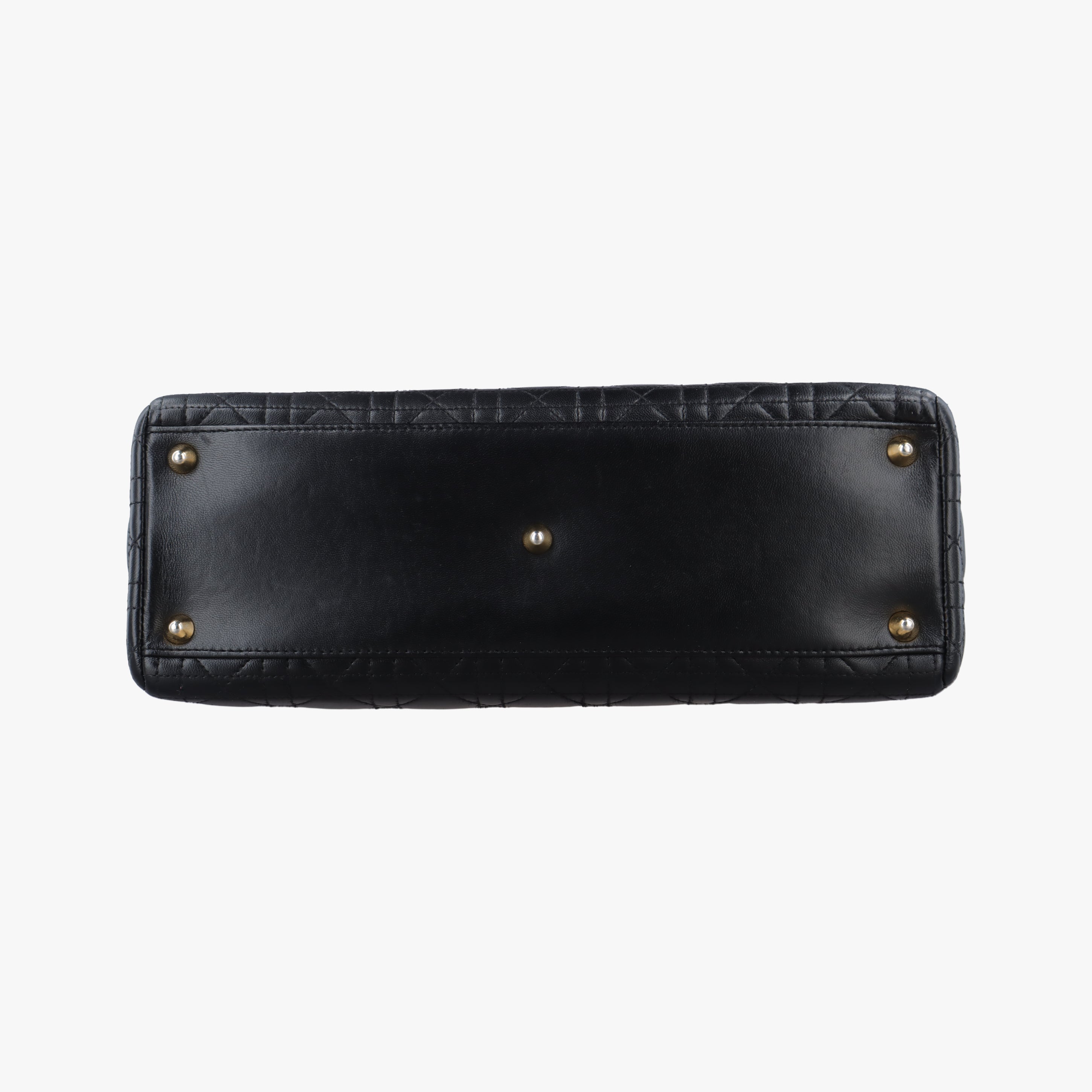 Pre-owned Christian Dior Lady Dior Black lambskin  handbag | stylenewstar