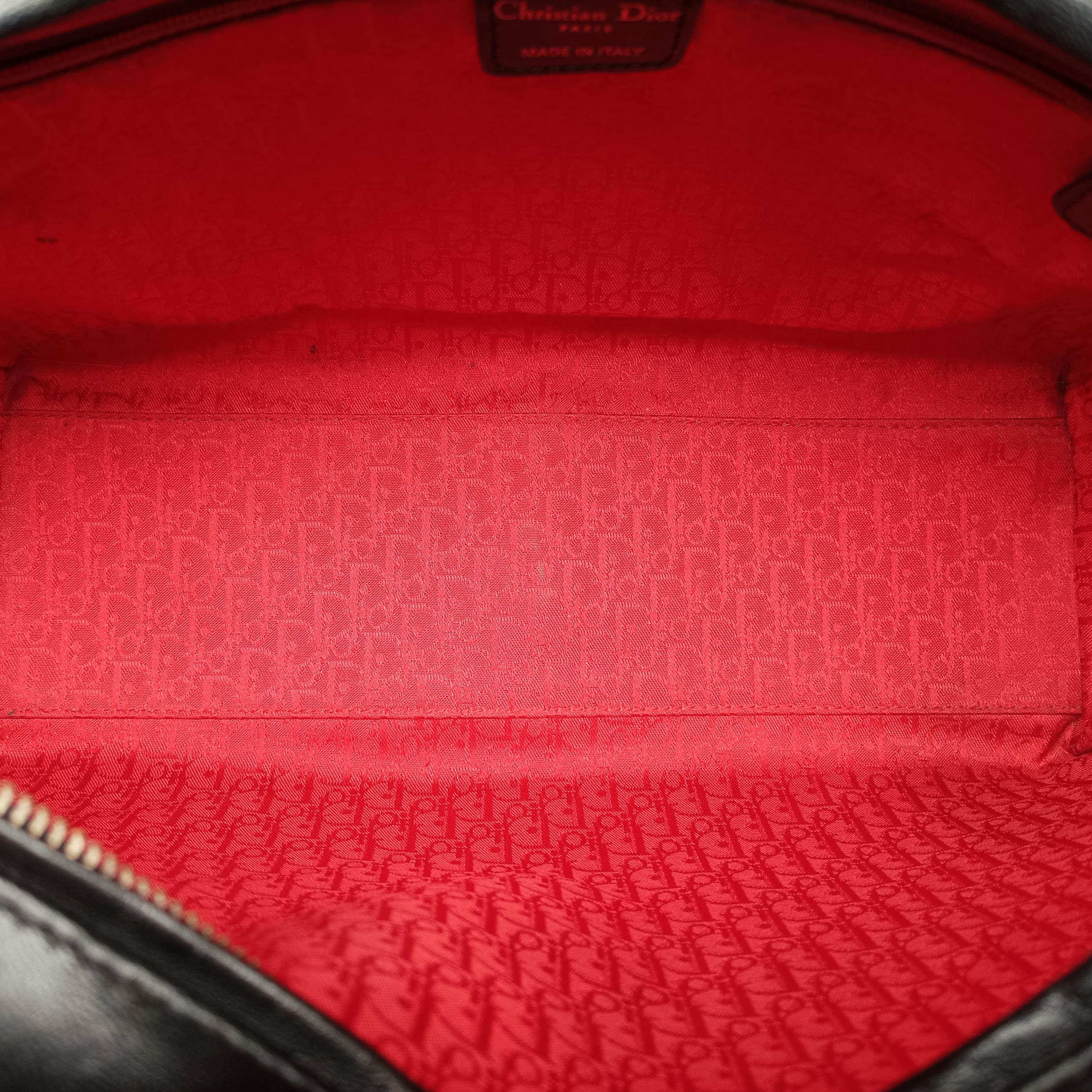Pre-owned Christian Dior Lady Dior Black lambskin  handbag | stylenewstar