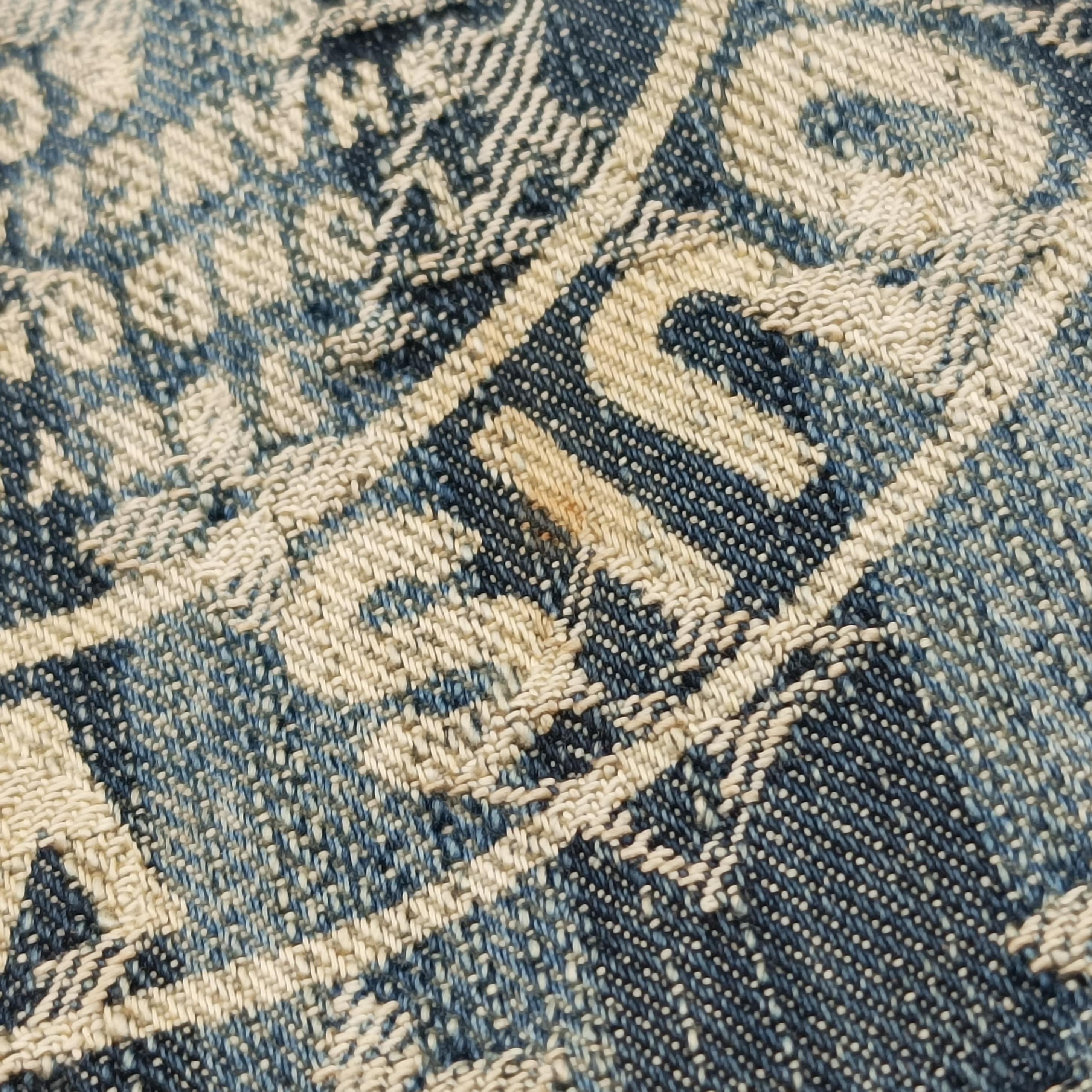 Vintage Louis Vuitton Monogram Cabas Raye GM blue Denim M95336 shoulderbag | stylenewstar
