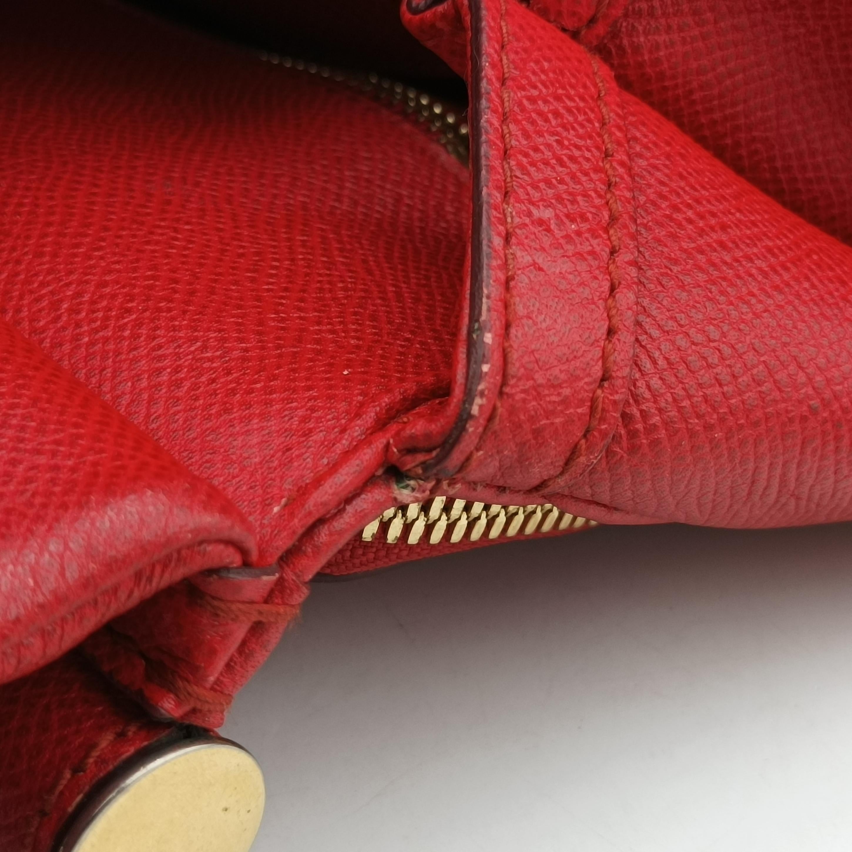 Secondhand Dolce & Gabbana SICILY Red Leather  handbag | stylenewstar
