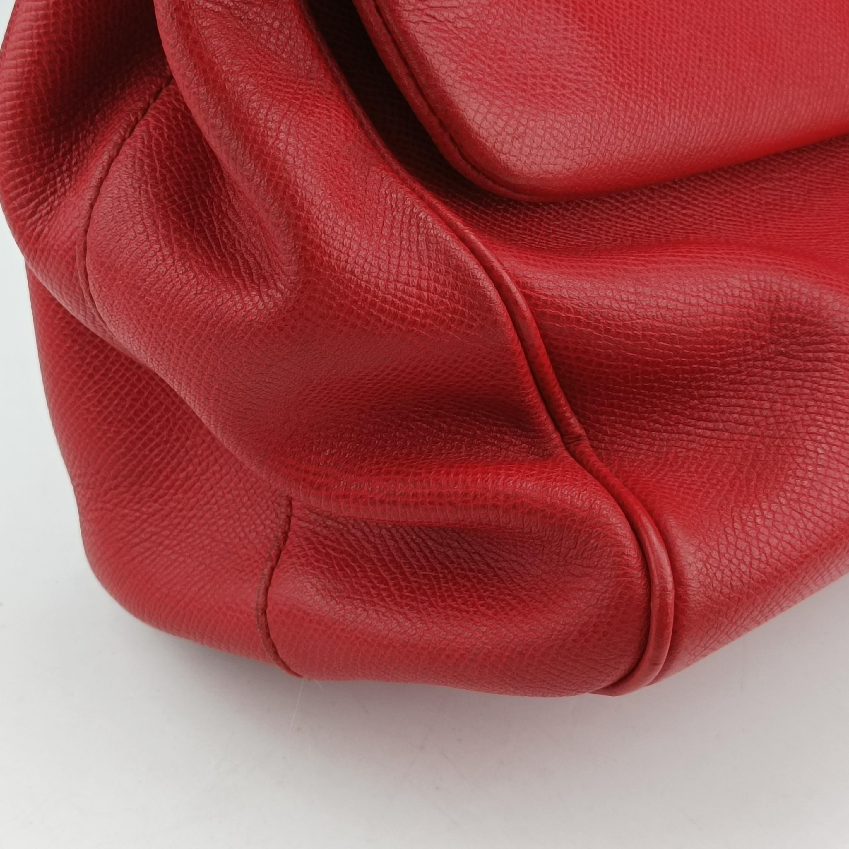 Secondhand Dolce & Gabbana SICILY Red Leather  handbag | stylenewstar
