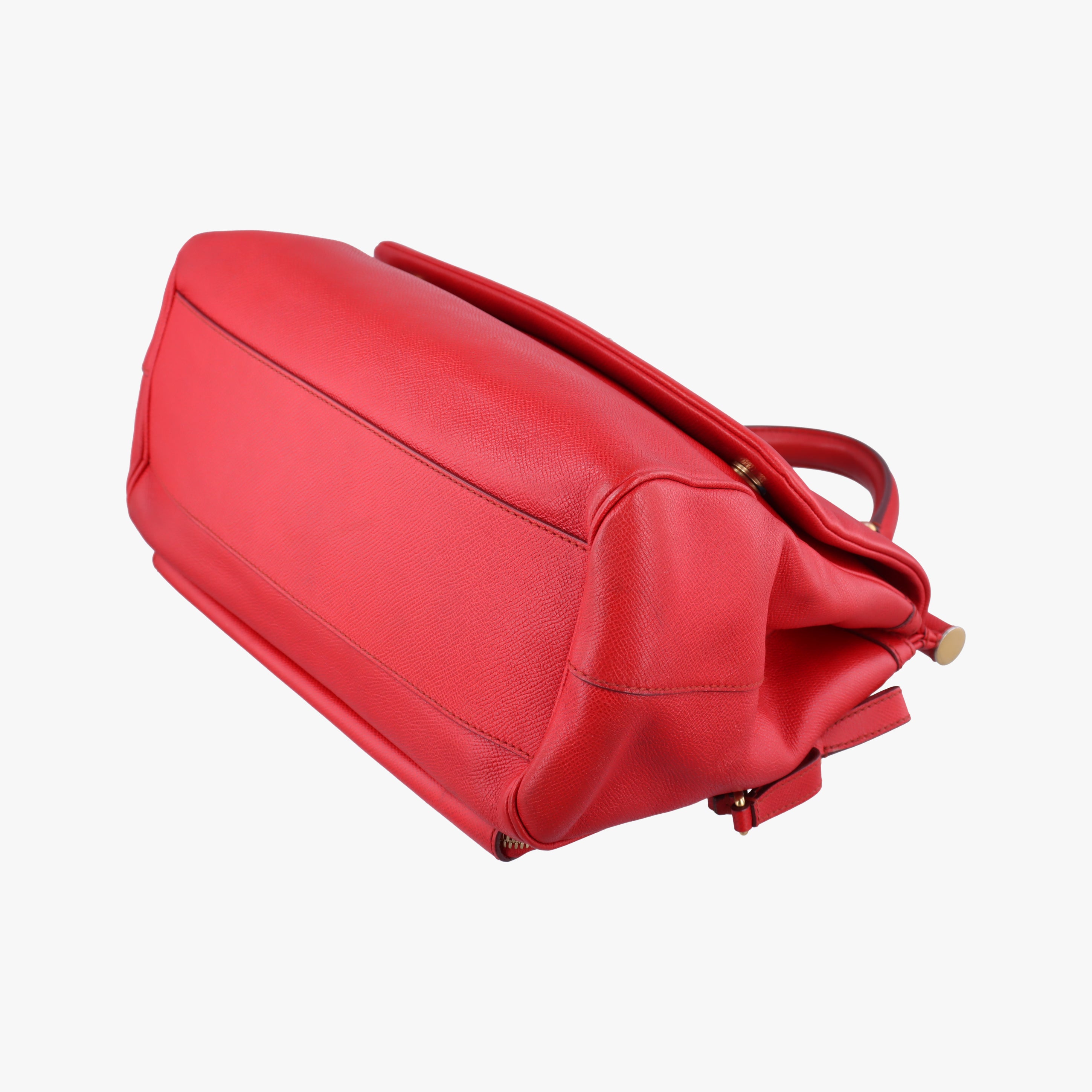 Secondhand Dolce & Gabbana SICILY Red Leather  handbag | stylenewstar