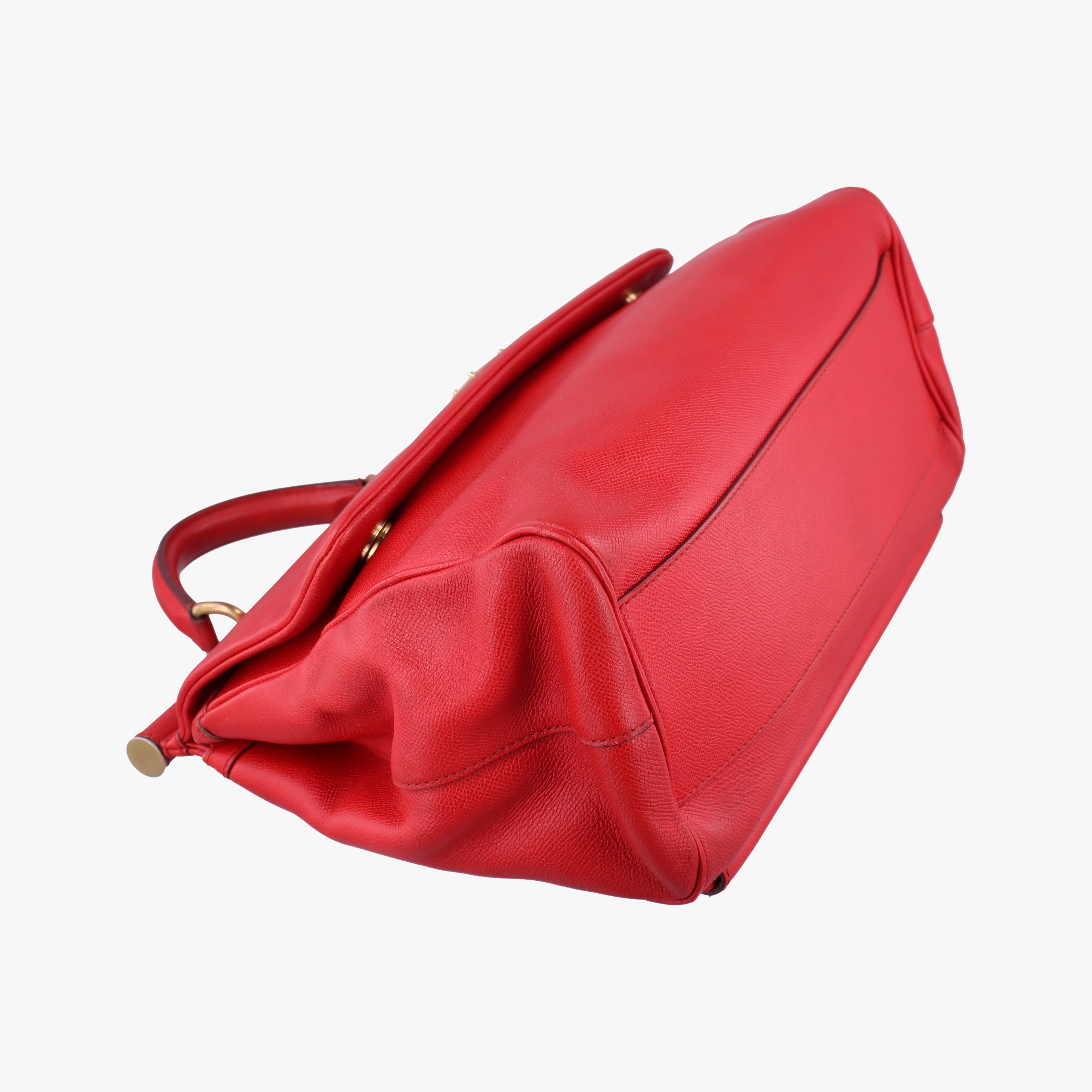 Secondhand Dolce & Gabbana SICILY Red Leather  handbag | stylenewstar
