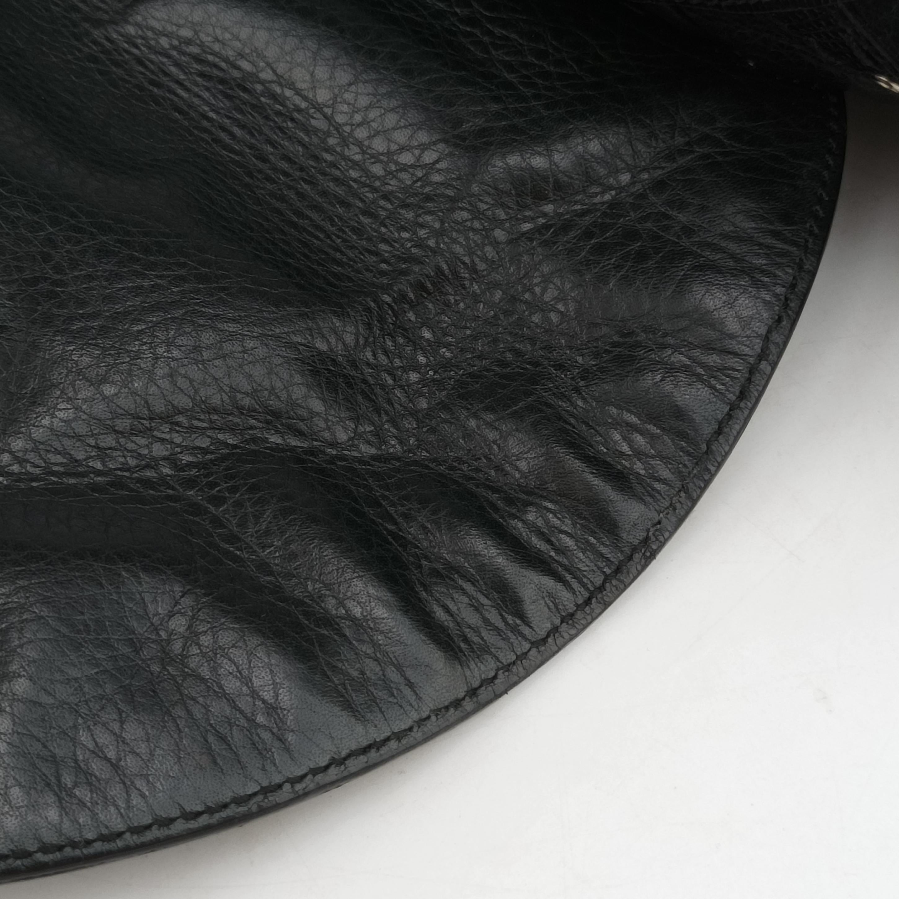 Pre-owned Christian Dior Savane Black Leather  handbag | stylenewstar