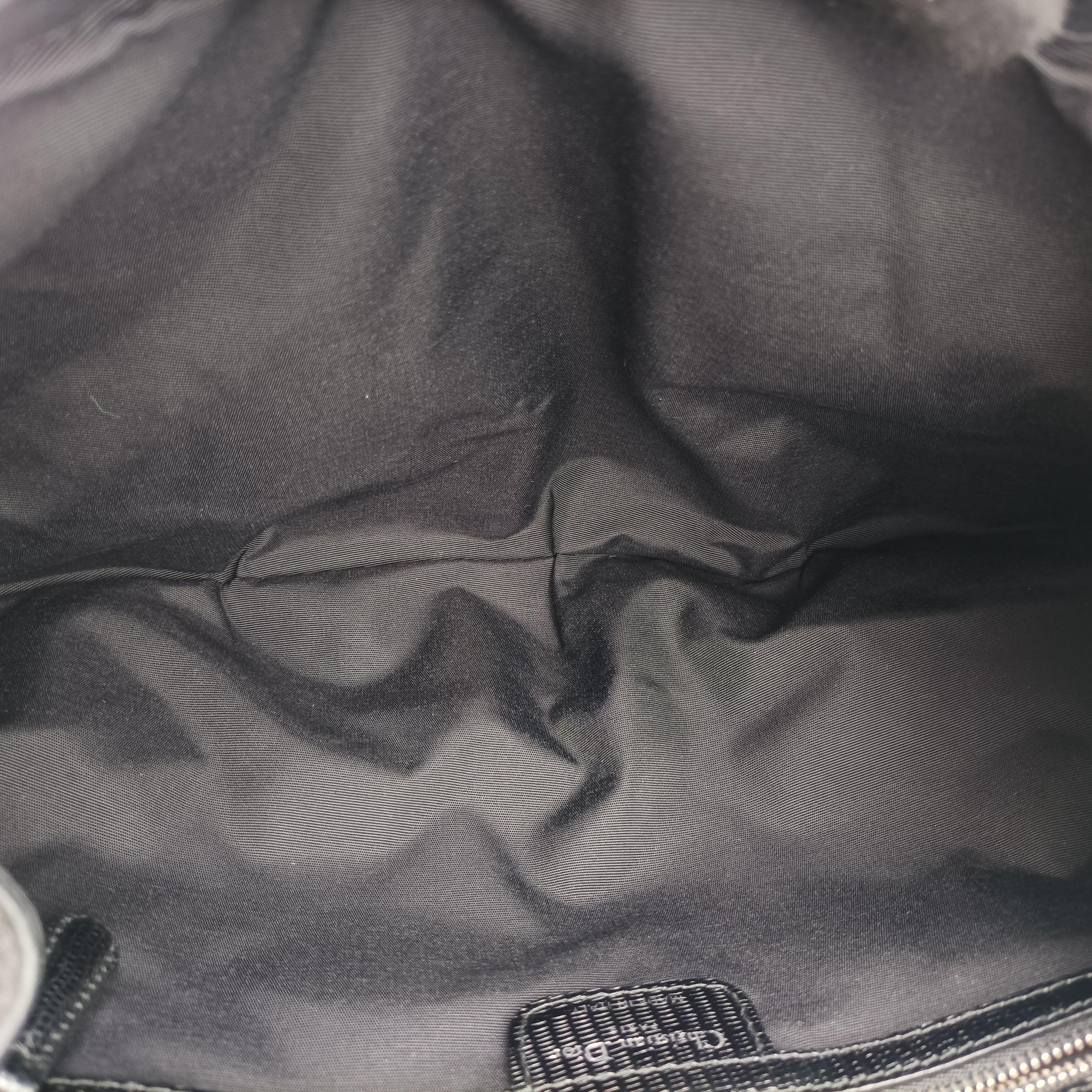 Pre-owned Christian Dior Savane Black Leather  handbag | stylenewstar