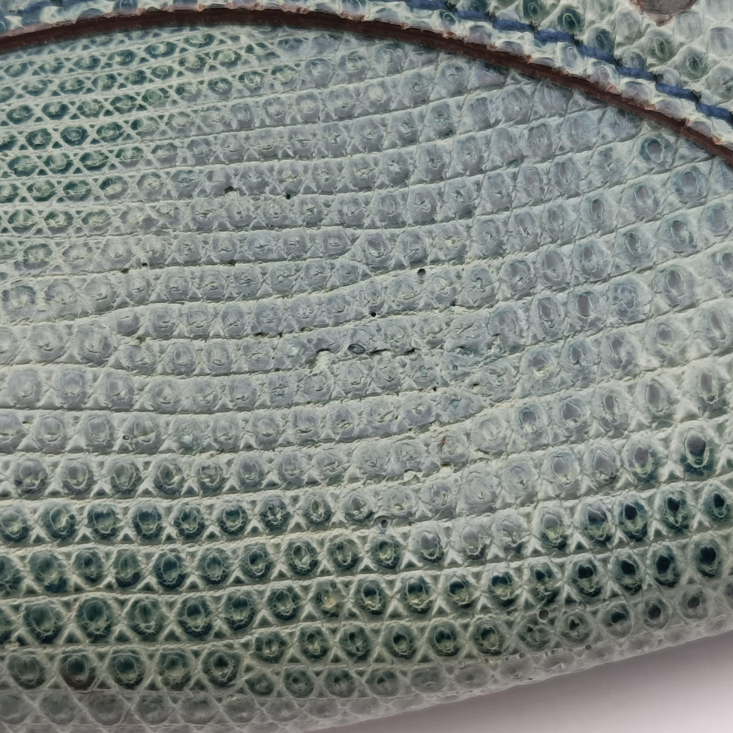 Secondhand Gucci Hobo Blue×Green Lizard Skin × Sequins 147797 handbag | stylenewstar