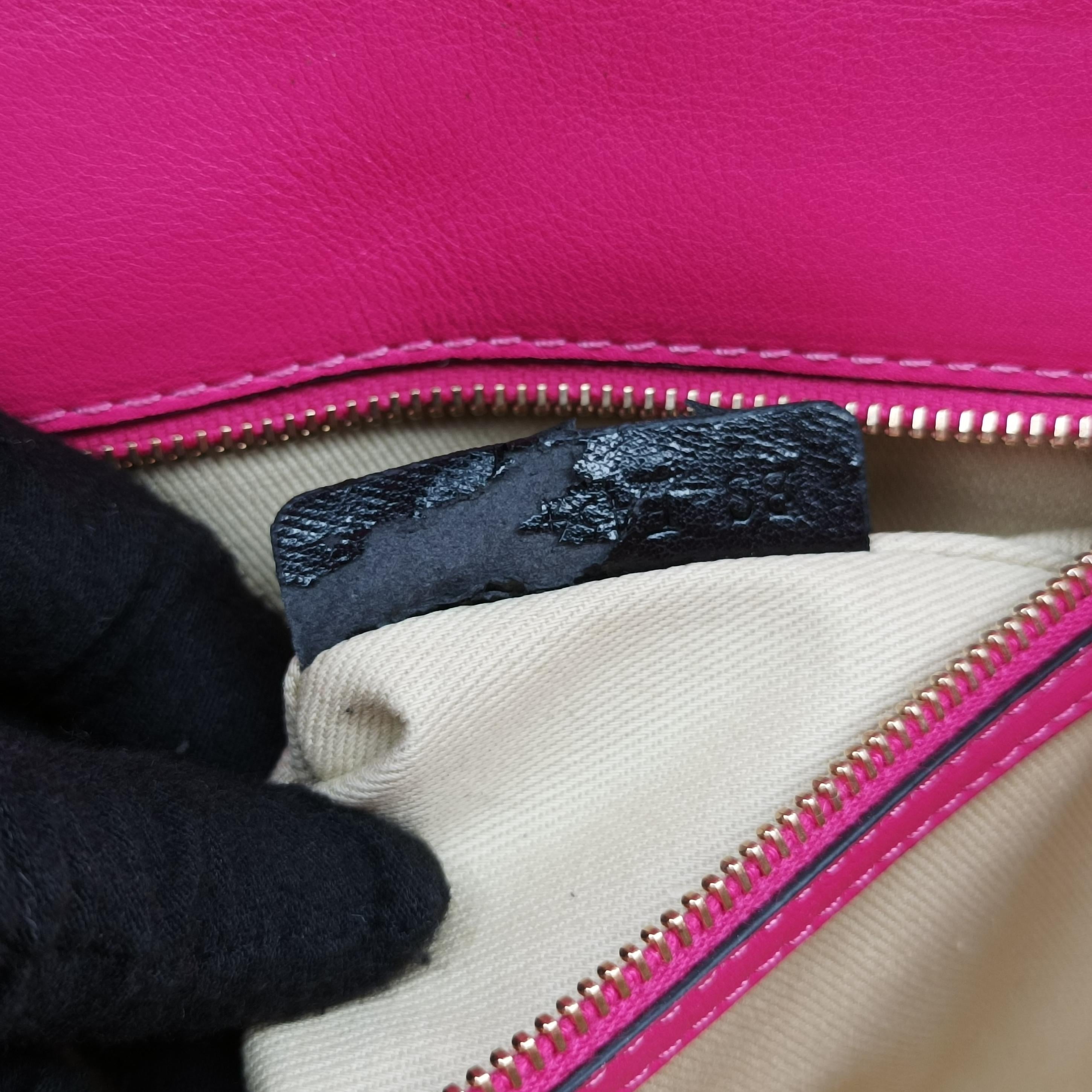 Pre-owned Valentino Rockstud Glam Lock Multicolour Leather  shoulderbag | stylenewstar