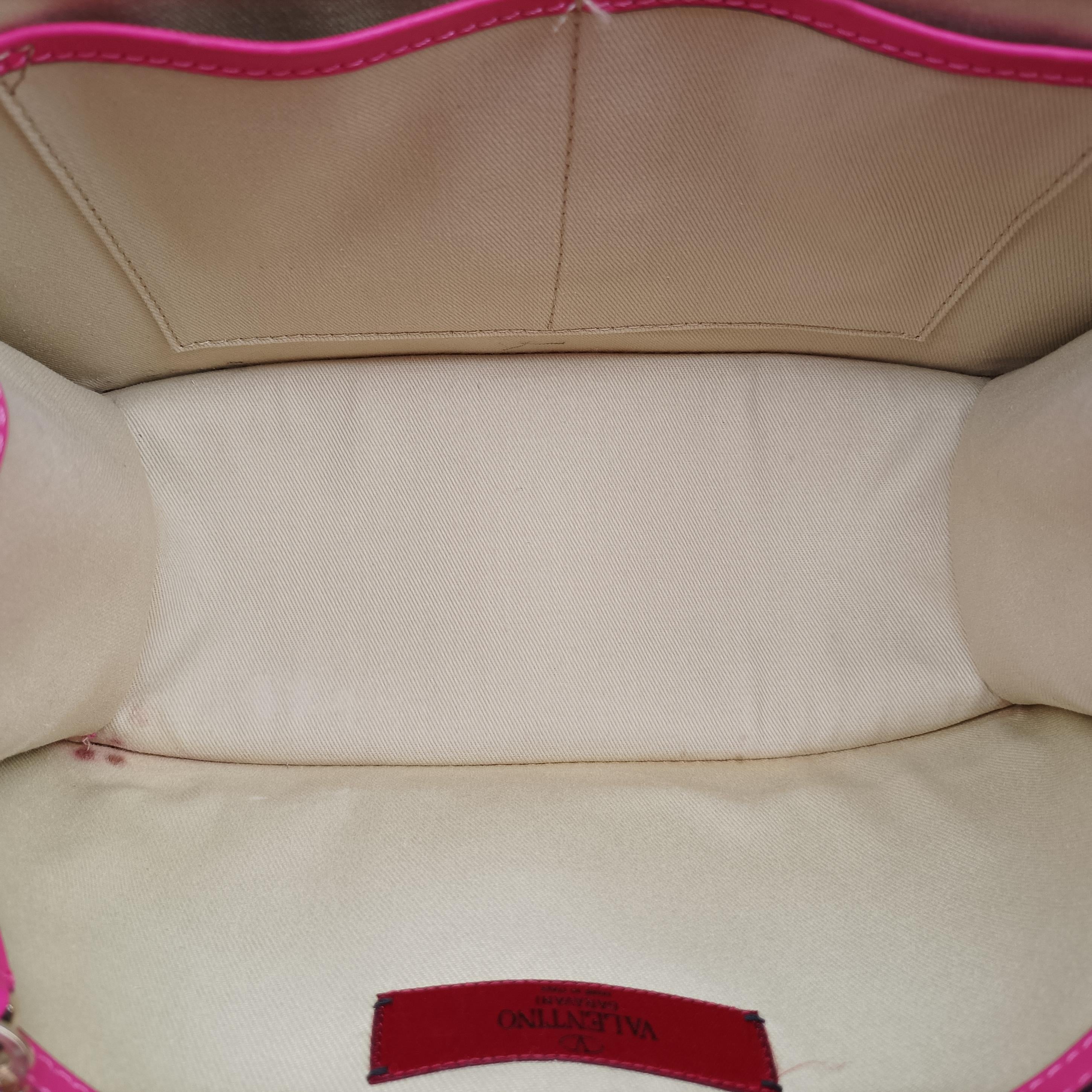 Pre-owned Valentino Rockstud Glam Lock Multicolour Leather  shoulderbag | stylenewstar