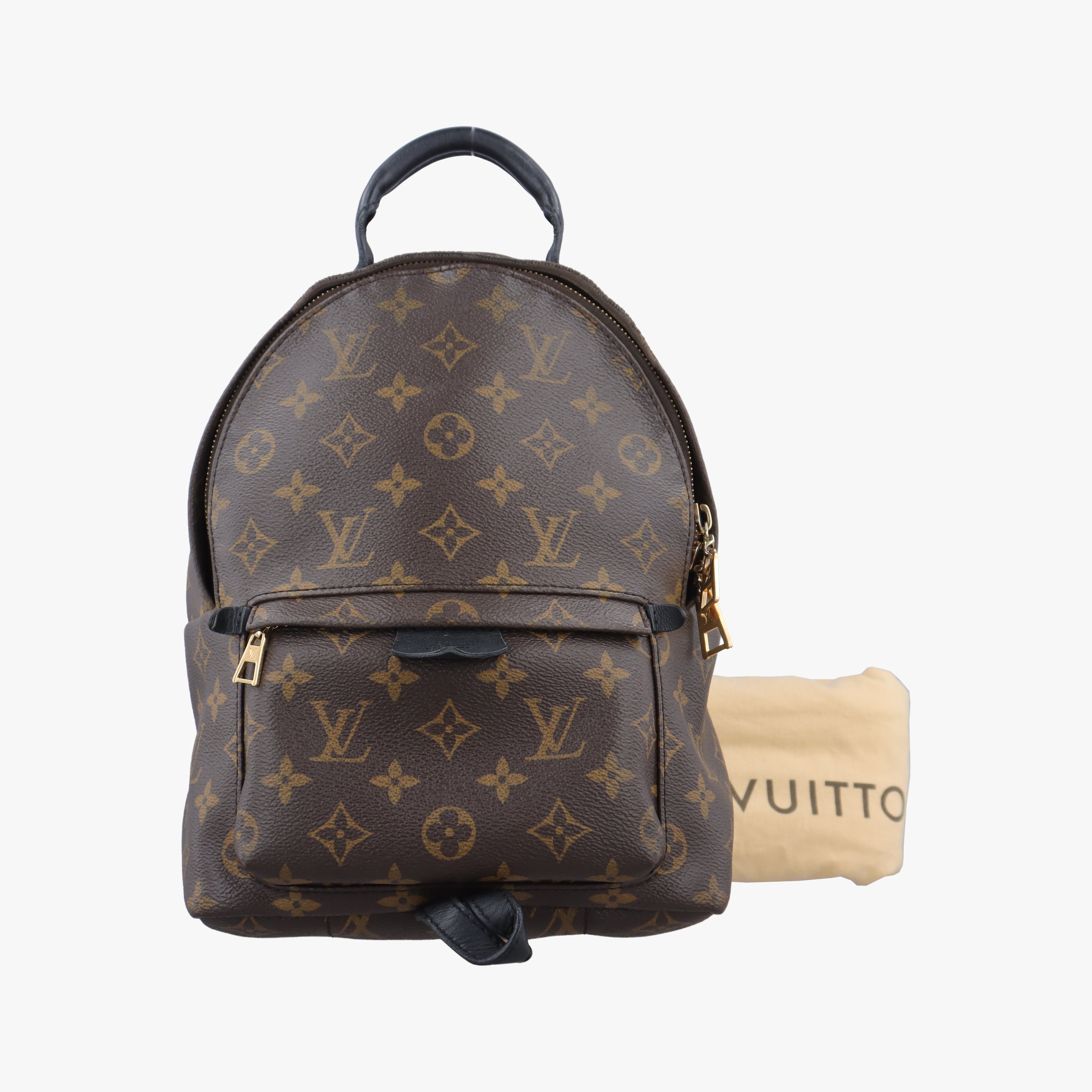 Pre-owned Louis Vuitton Palm Springs Backpack PM Monogram x Noir Monogram Canvas M41560 backpack/rucksack | stylenewstar