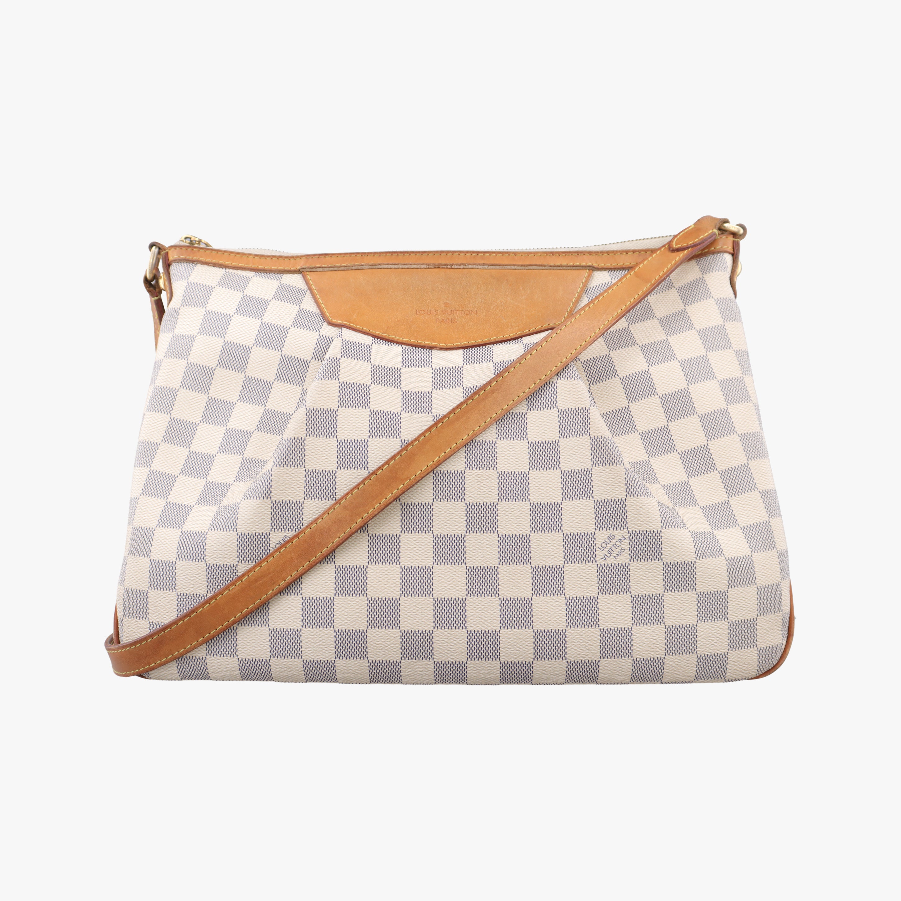 Pre-owned Louis Vuitton SIRACUSA MM Azur Damier Canvas N41112 shoulderbag | stylenewstar