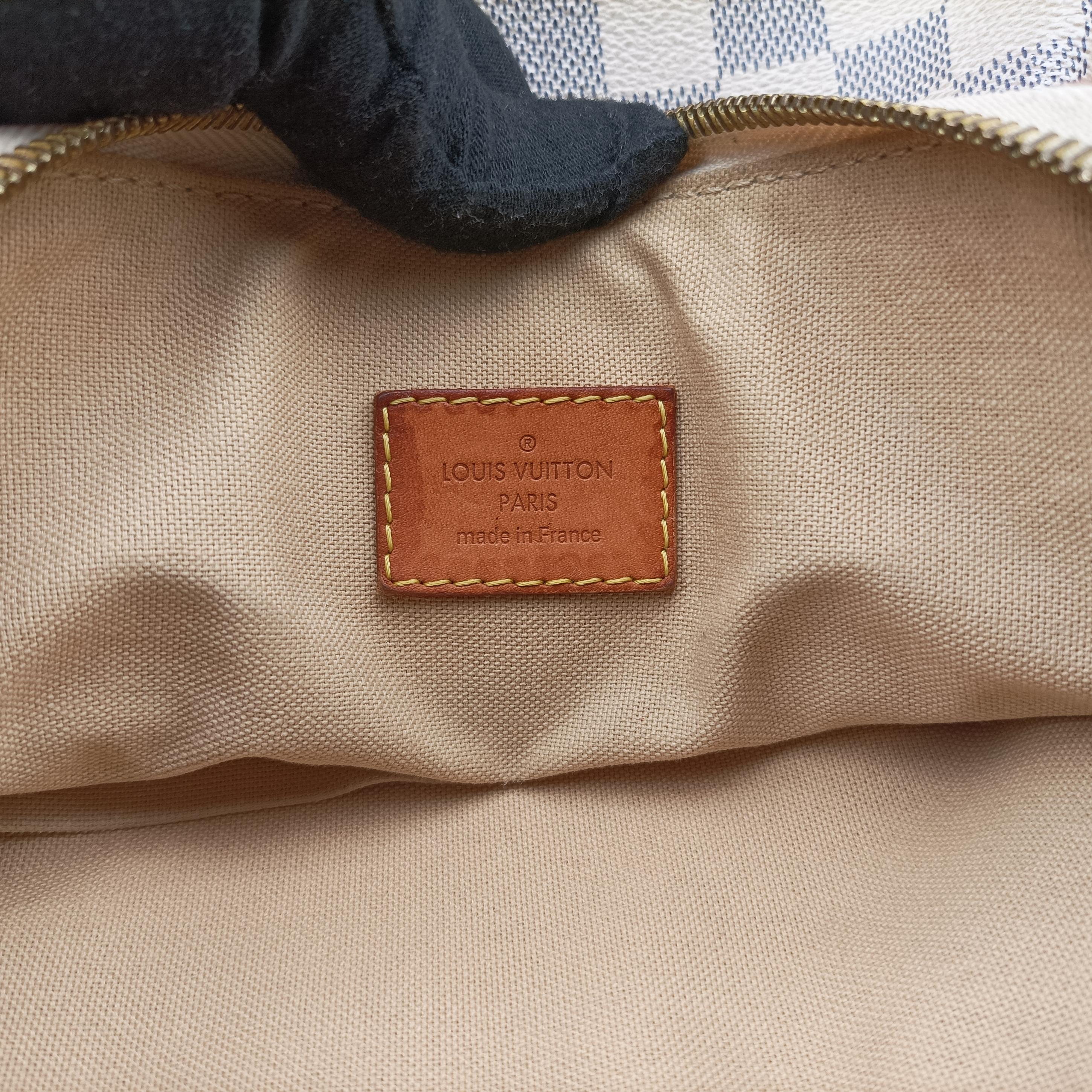 Pre-owned Louis Vuitton SIRACUSA MM Azur Damier Canvas N41112 shoulderbag | stylenewstar
