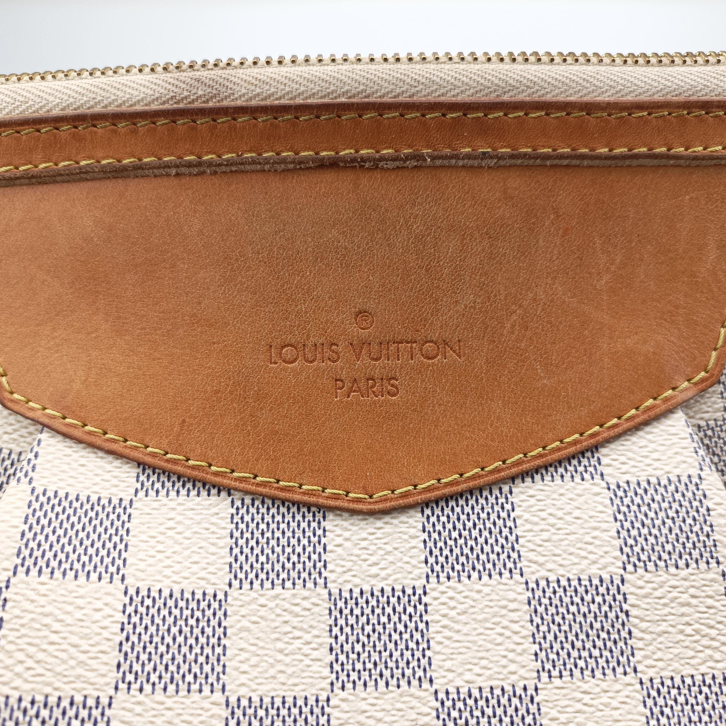 Pre-owned Louis Vuitton SIRACUSA MM Azur Damier Canvas N41112 shoulderbag | stylenewstar