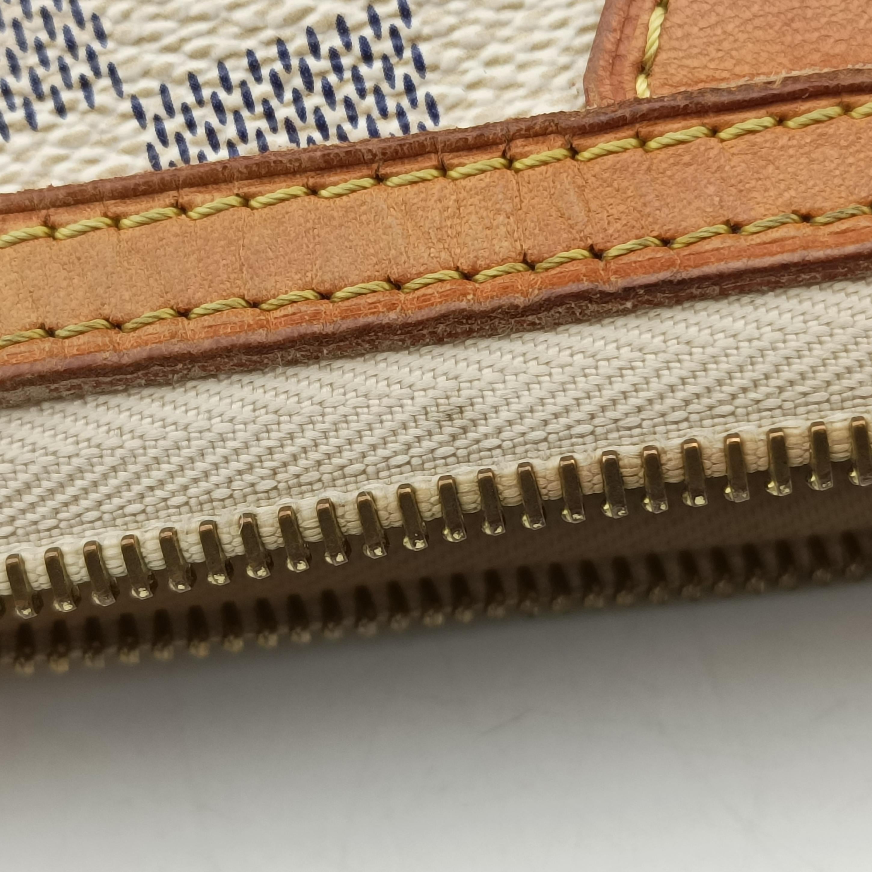 Pre-owned Louis Vuitton SIRACUSA MM Azur Damier Canvas N41112 shoulderbag | stylenewstar