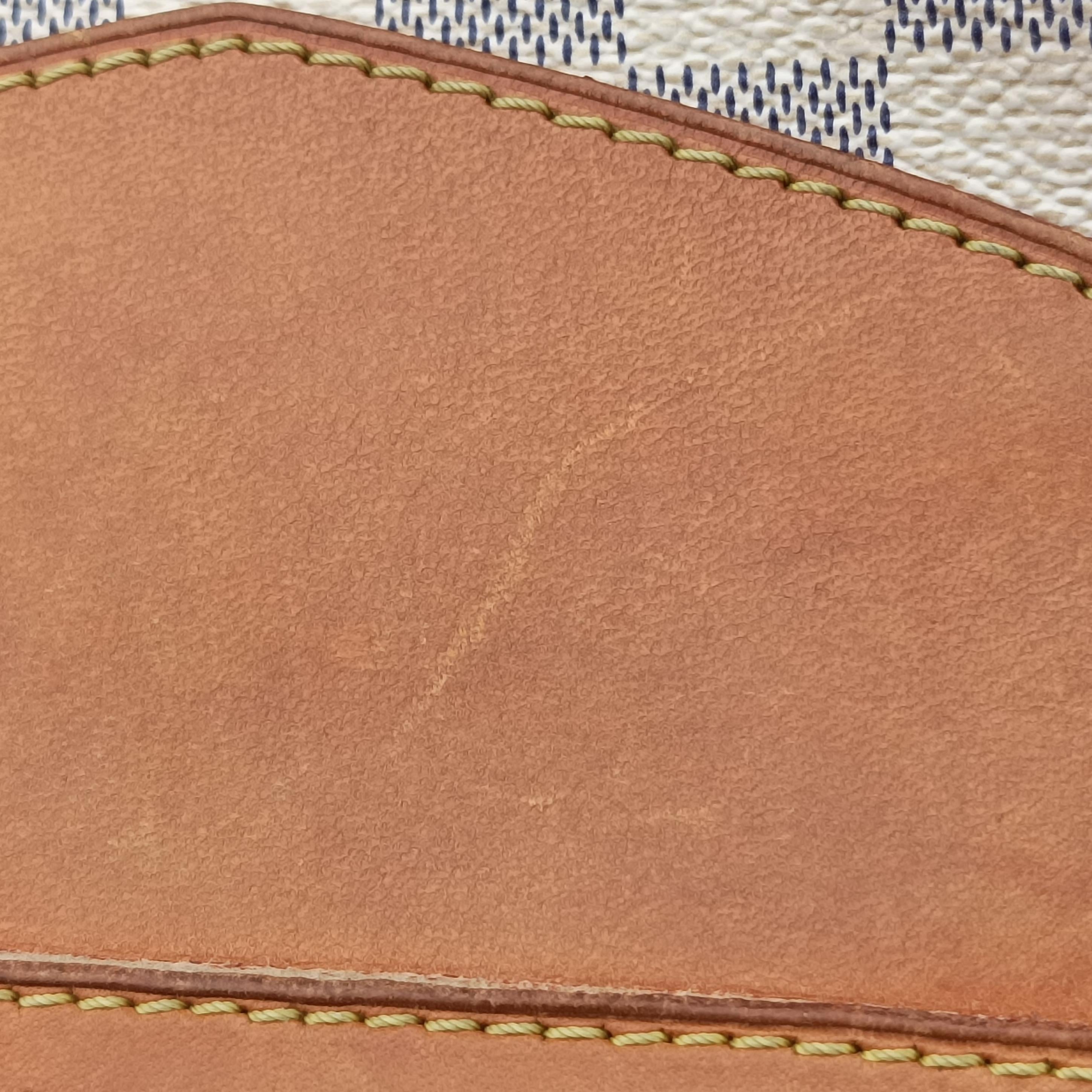 Pre-owned Louis Vuitton SIRACUSA MM Azur Damier Canvas N41112 shoulderbag | stylenewstar