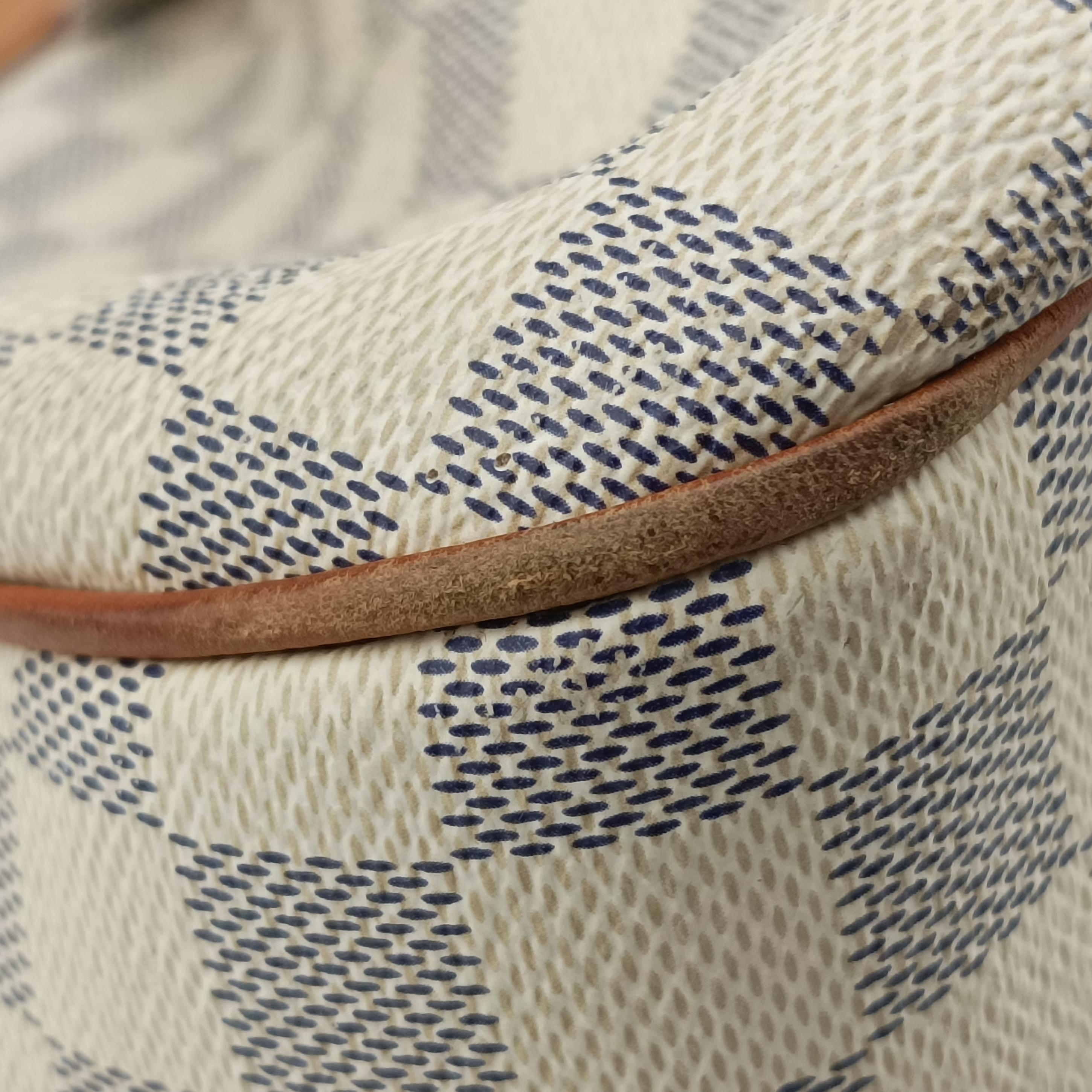 Pre-owned Louis Vuitton SIRACUSA MM Azur Damier Canvas N41112 shoulderbag | stylenewstar