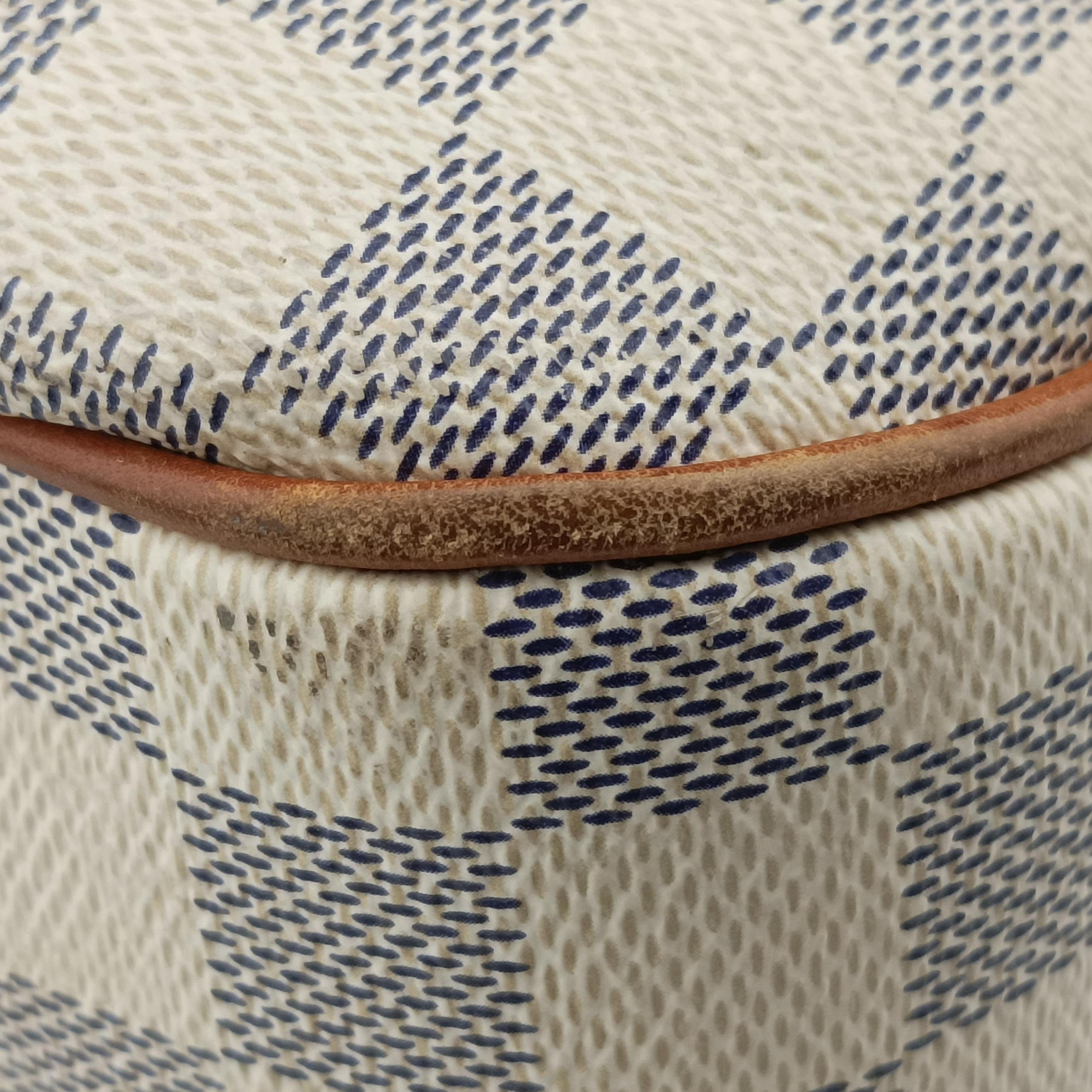 Pre-owned Louis Vuitton SIRACUSA MM Azur Damier Canvas N41112 shoulderbag | stylenewstar