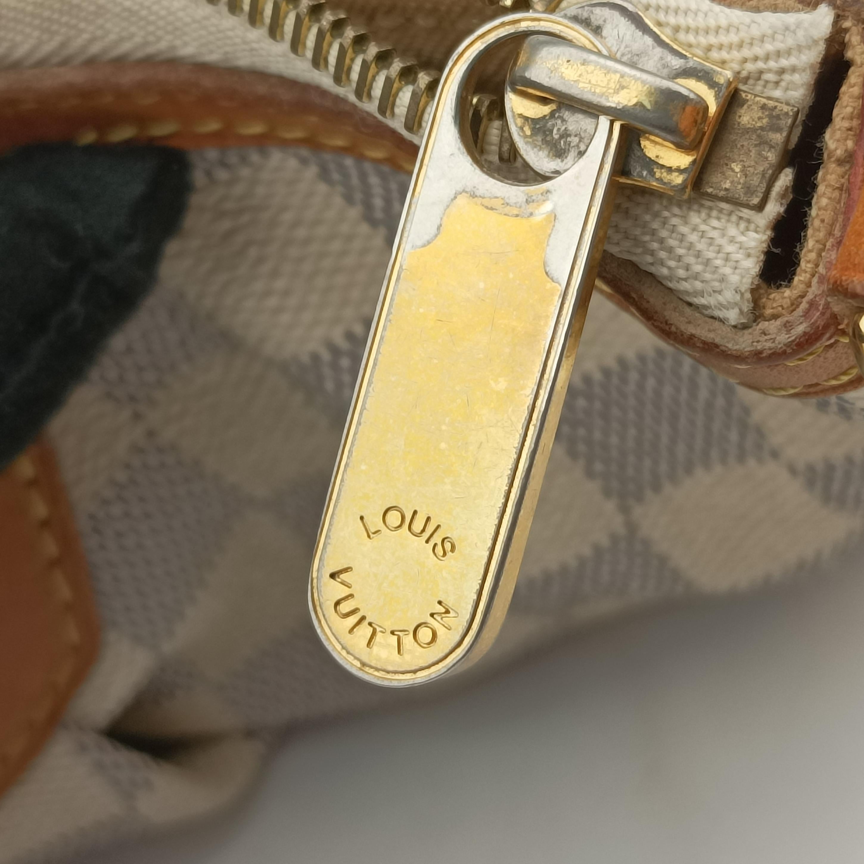 Pre-owned Louis Vuitton SIRACUSA MM Azur Damier Canvas N41112 shoulderbag | stylenewstar