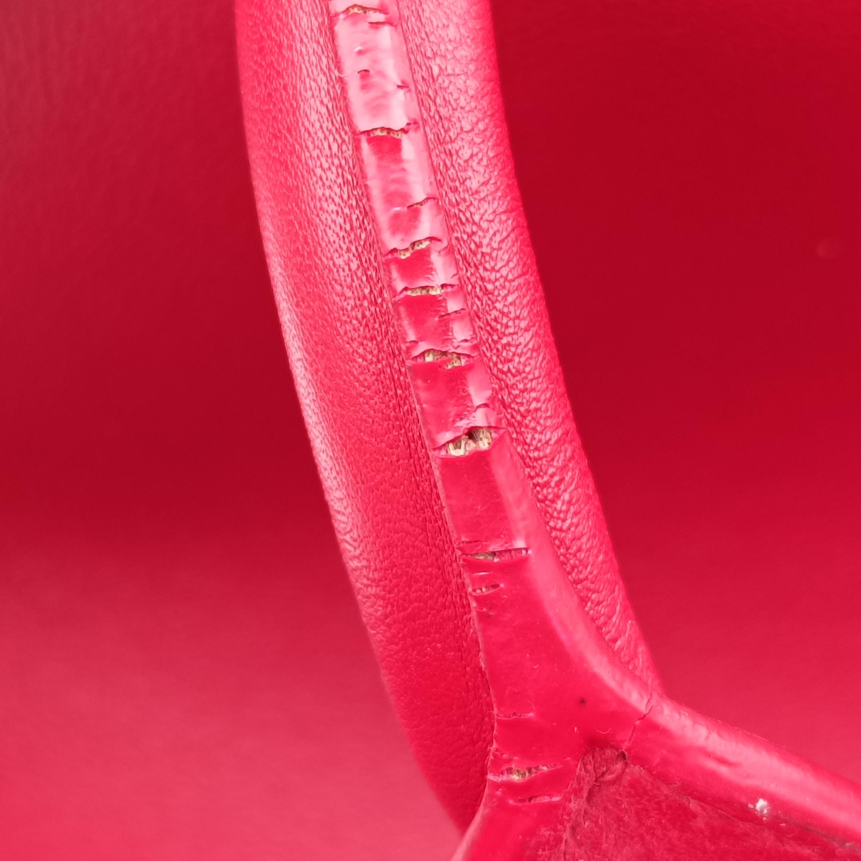 Secondhand Yves Saint Laurent SAC DE JOUR Red Leather 324823 shoulderbag | stylenewstar