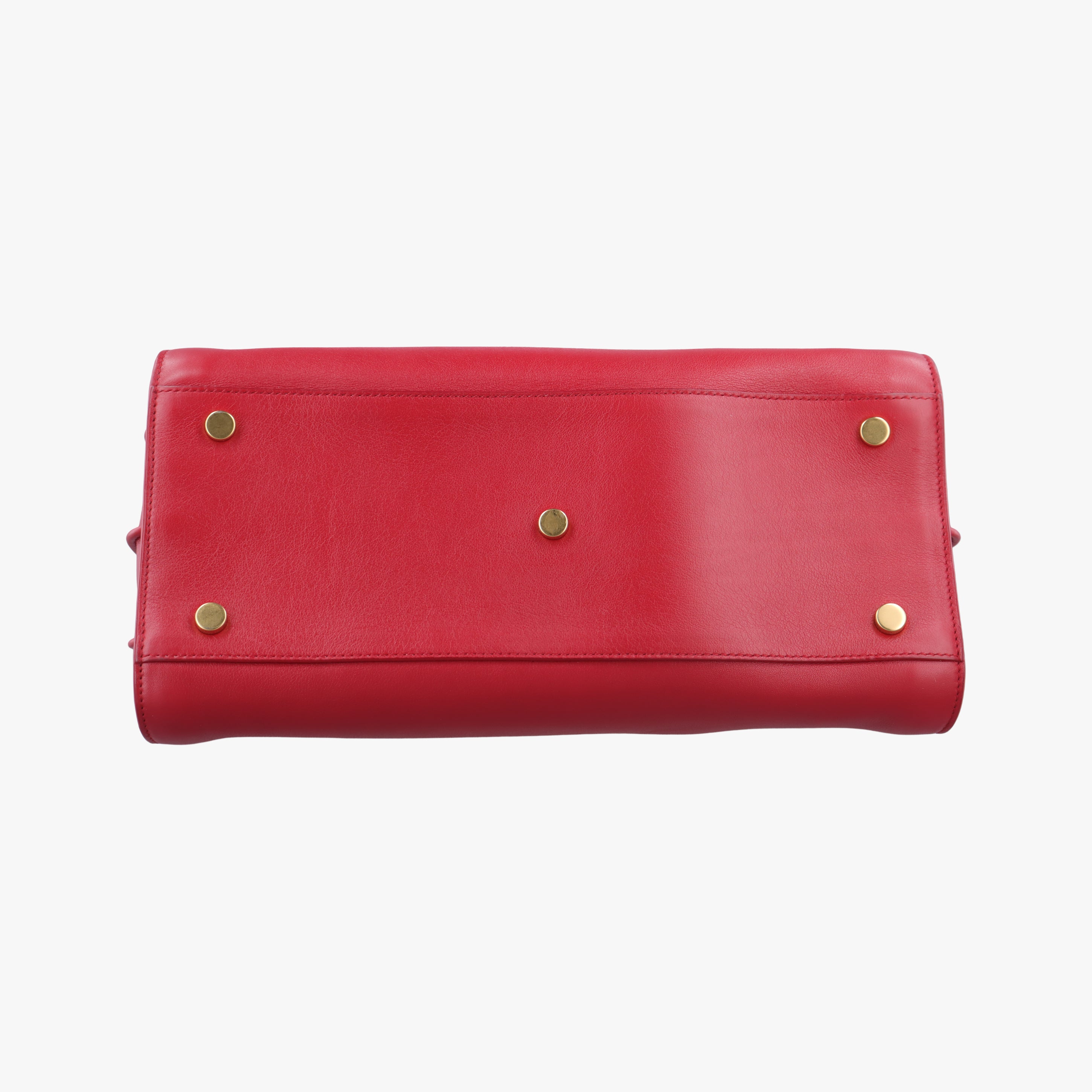 Secondhand Yves Saint Laurent SAC DE JOUR Red Leather 324823 shoulderbag | stylenewstar