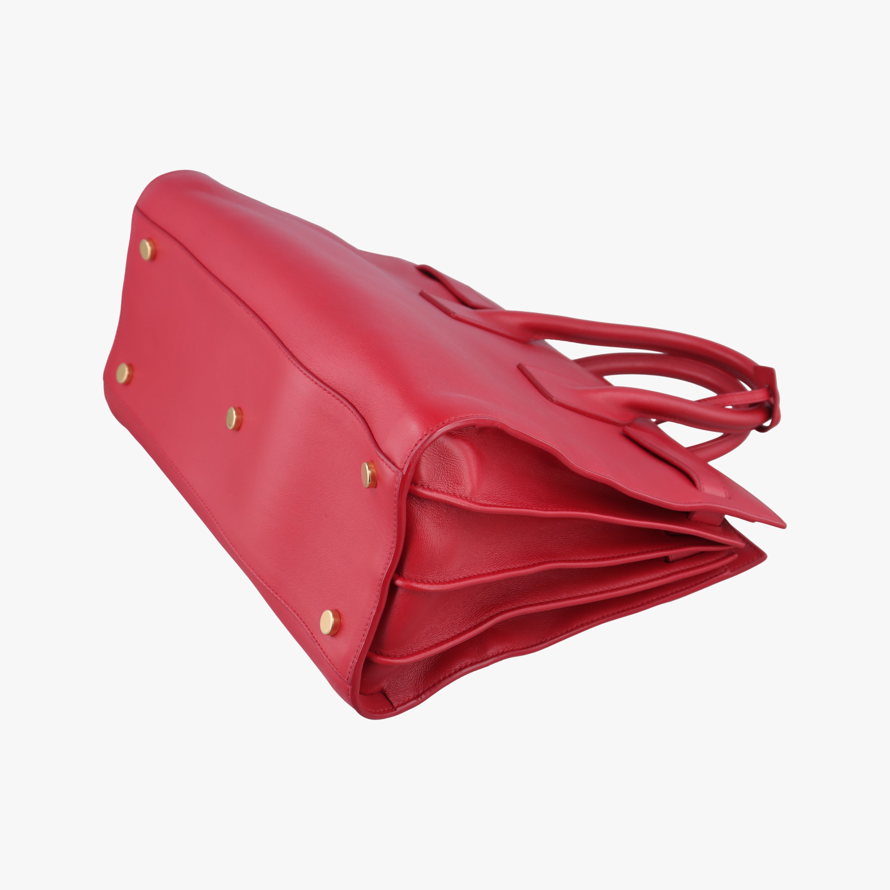 Secondhand Yves Saint Laurent SAC DE JOUR Red Leather 324823 shoulderbag | stylenewstar