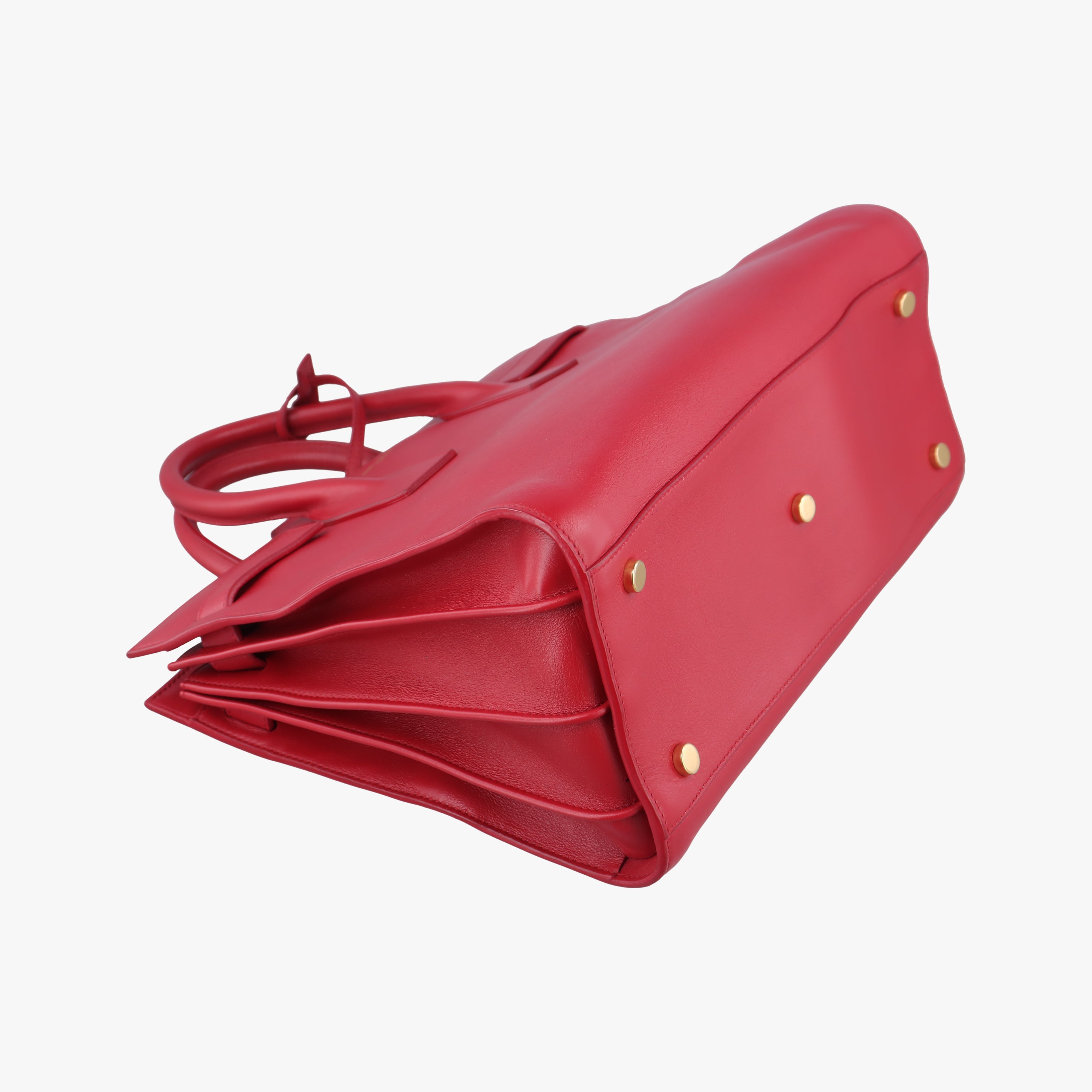 Secondhand Yves Saint Laurent SAC DE JOUR Red Leather 324823 shoulderbag | stylenewstar