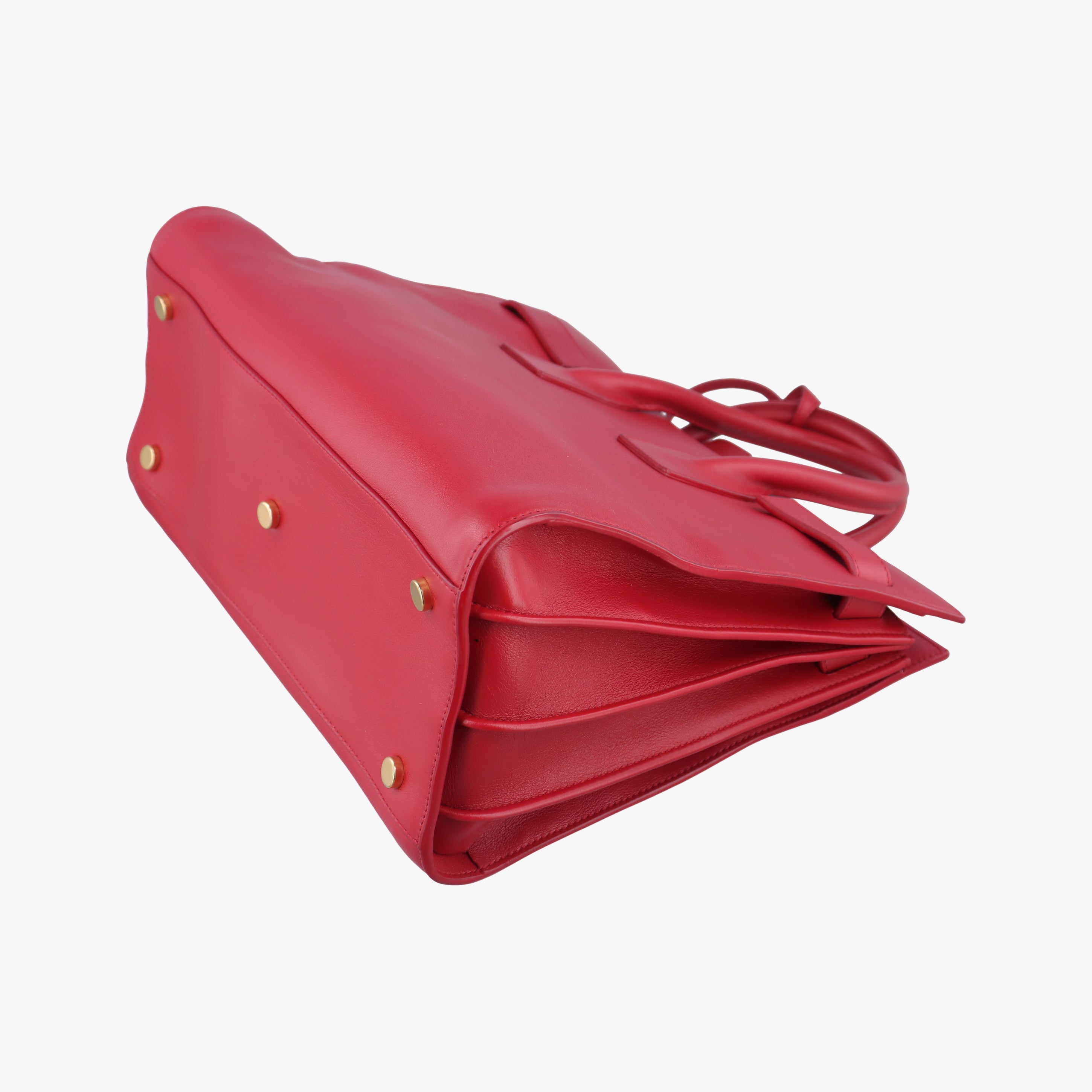Secondhand Yves Saint Laurent SAC DE JOUR Red Leather 324823 shoulderbag | stylenewstar