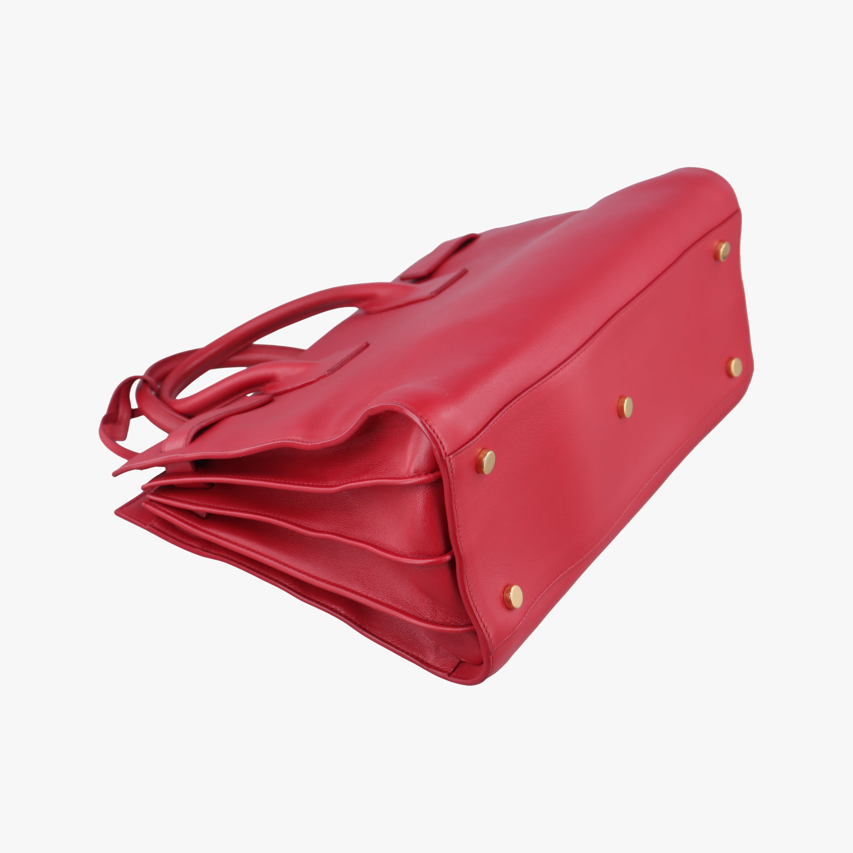 Secondhand Yves Saint Laurent SAC DE JOUR Red Leather 324823 shoulderbag | stylenewstar