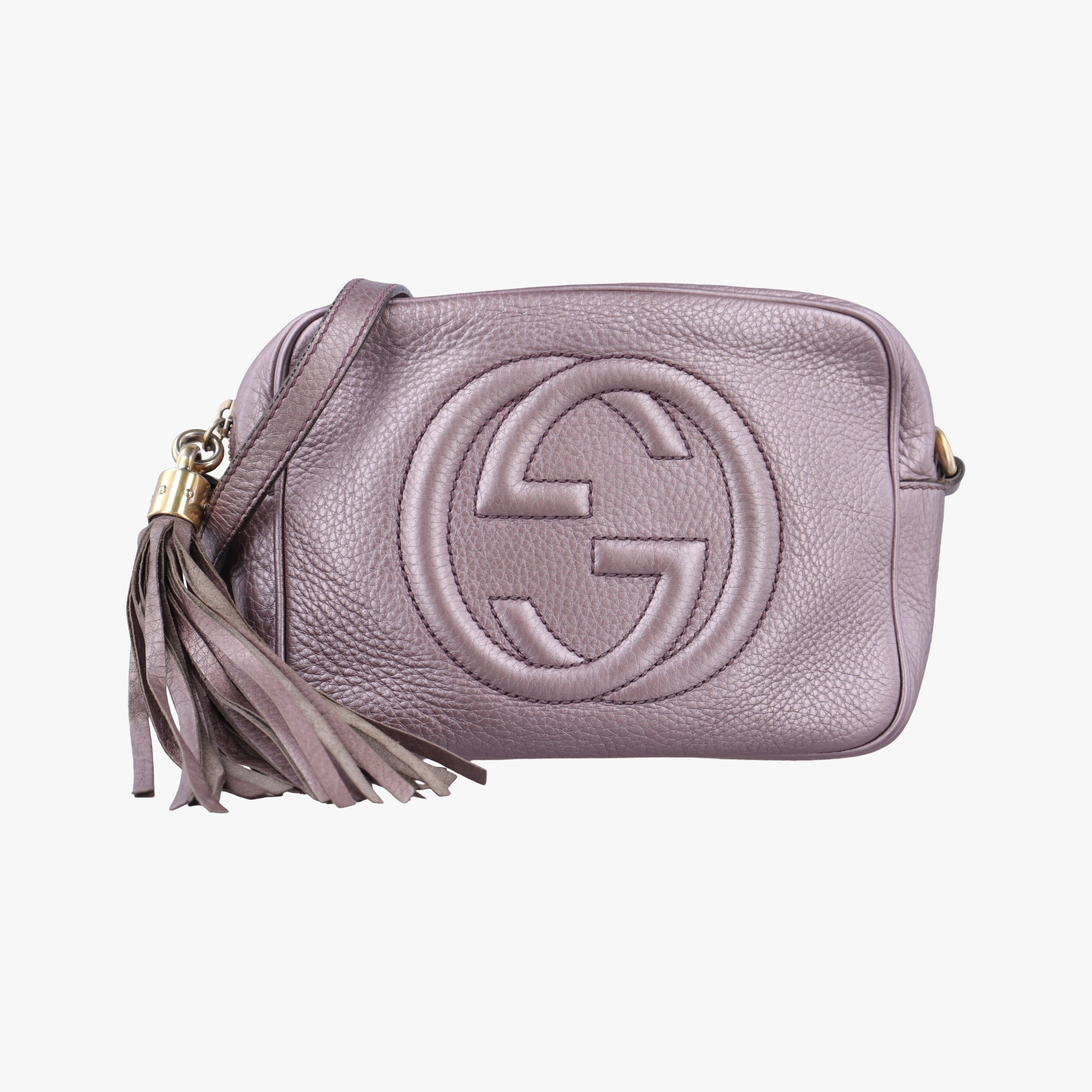 Secondhand Gucci Soho Purple Leather 308364 shoulderbag | stylenewstar