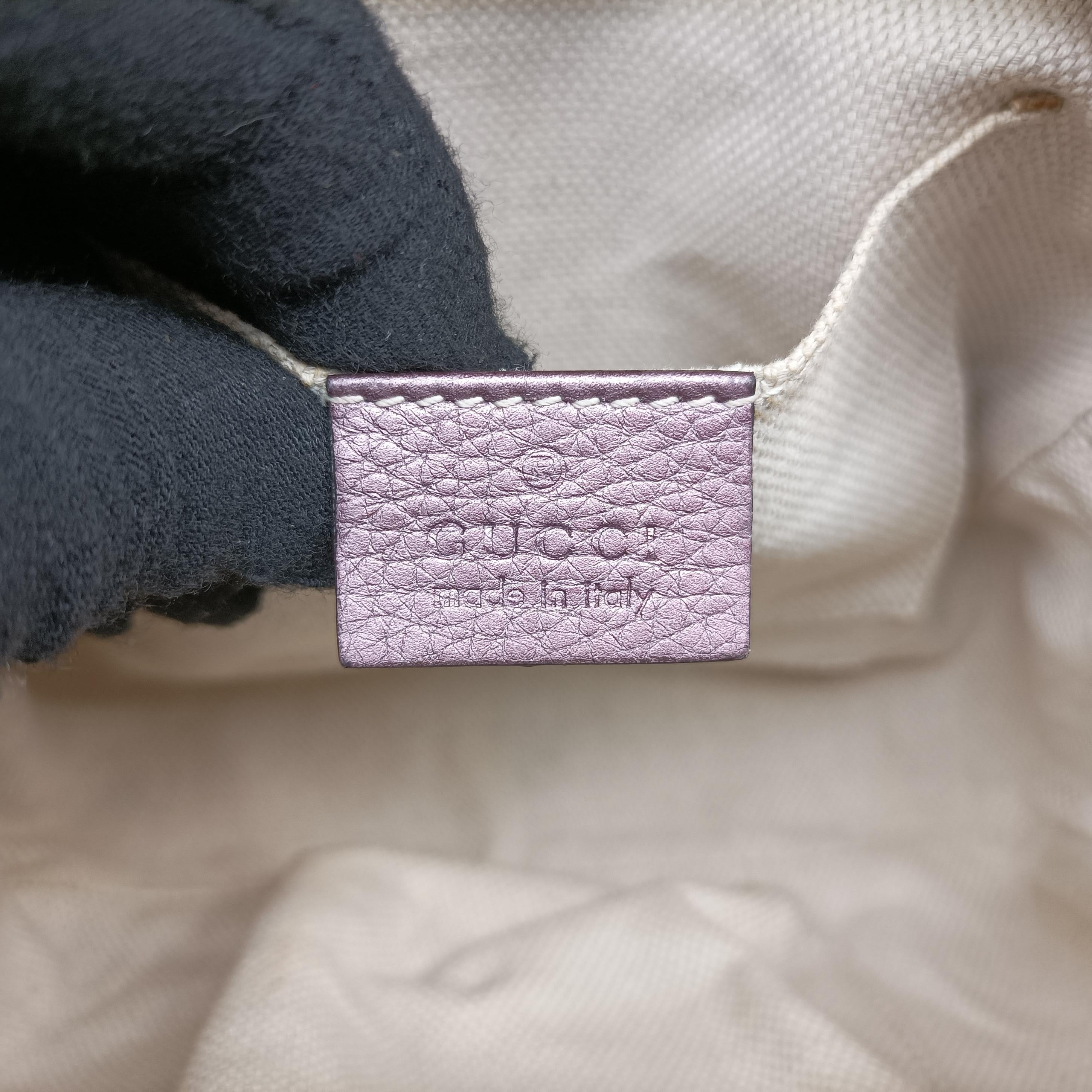 Secondhand Gucci Soho Purple Leather 308364 shoulderbag | stylenewstar