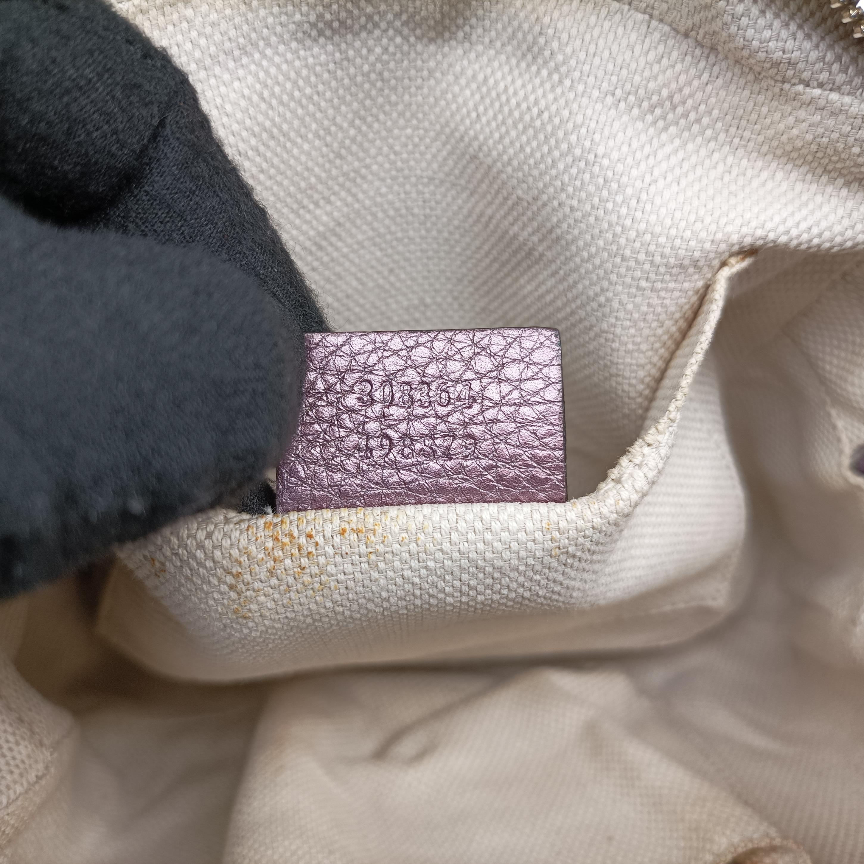 Secondhand Gucci Soho Purple Leather 308364 shoulderbag | stylenewstar