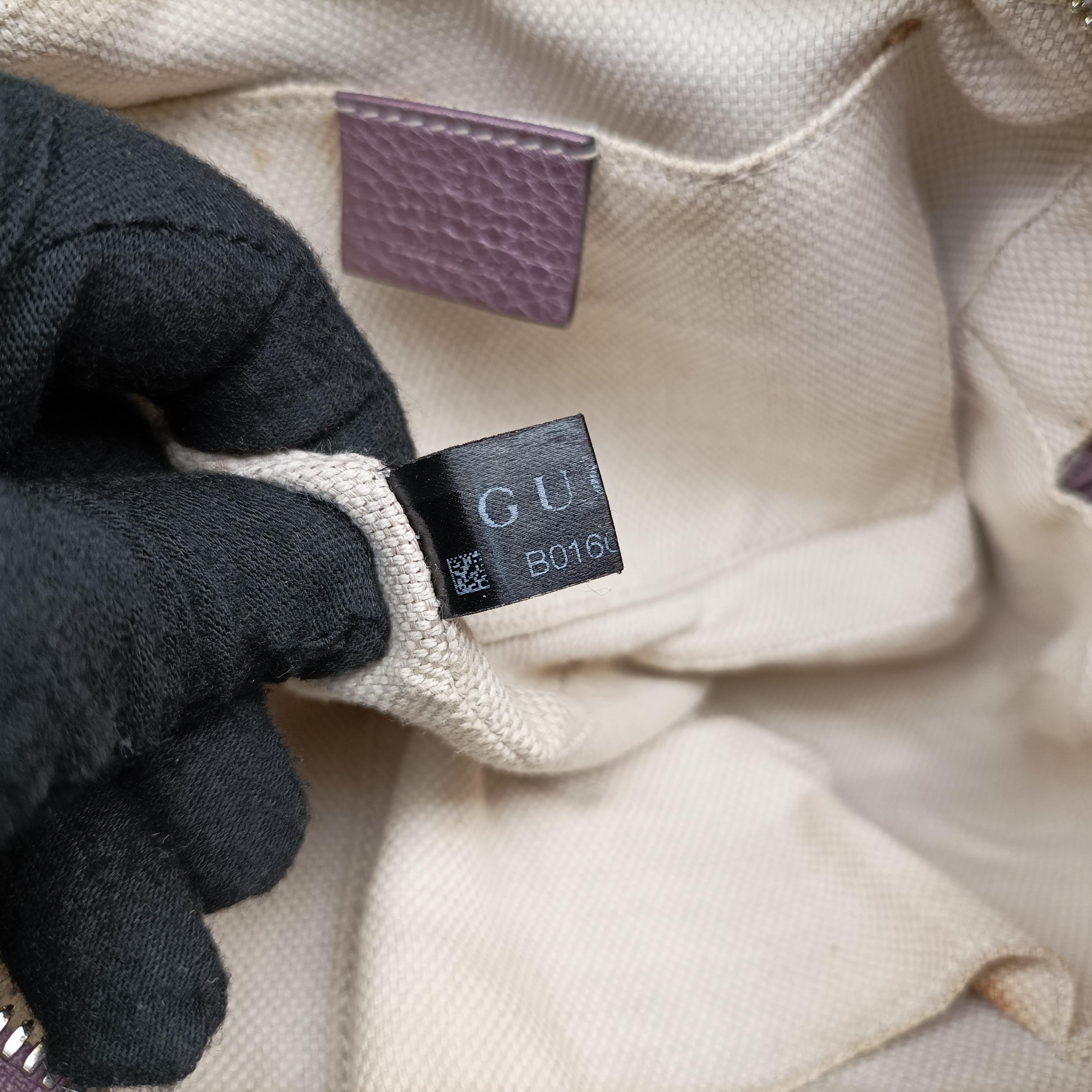 Secondhand Gucci Soho Purple Leather 308364 shoulderbag | stylenewstar