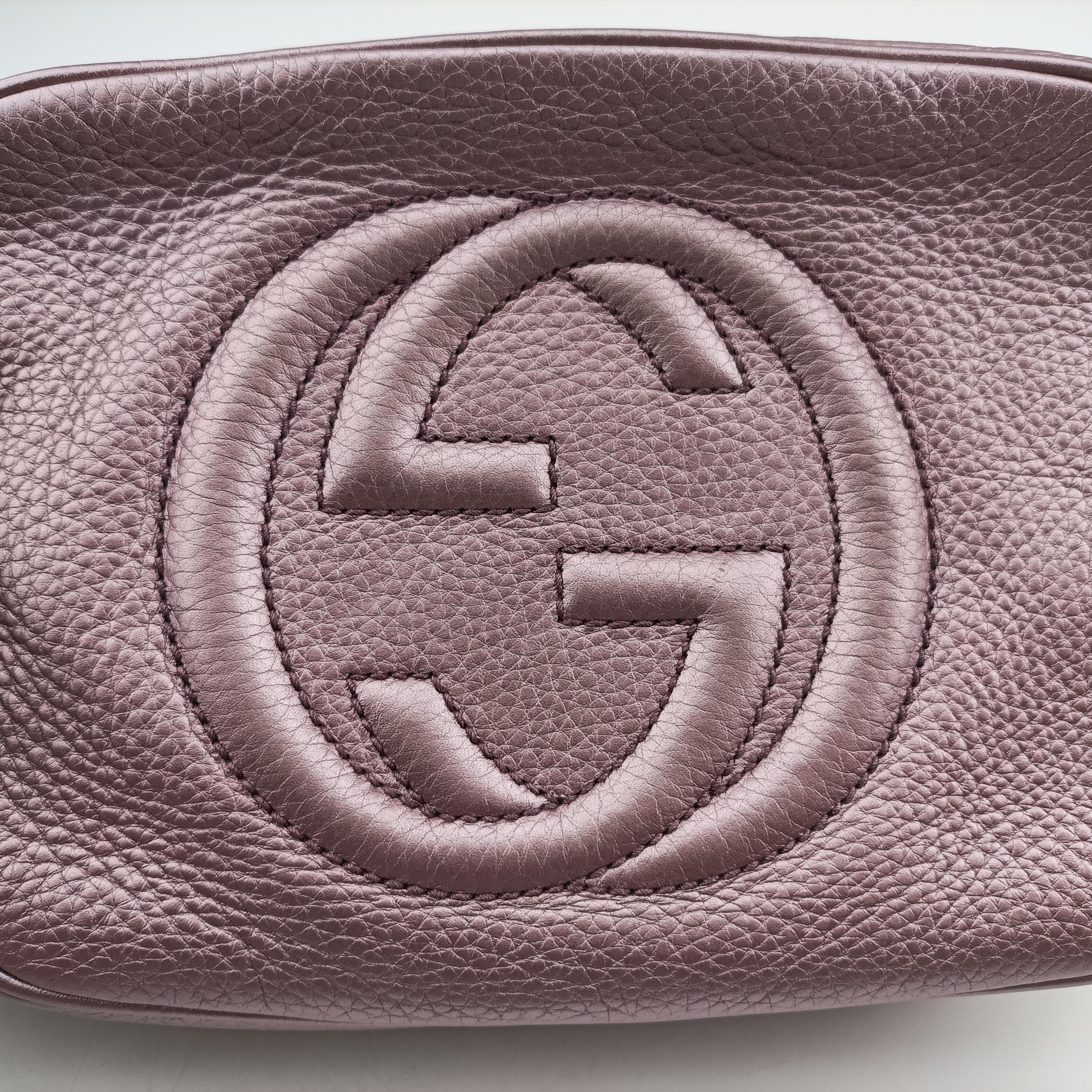 Secondhand Gucci Soho Purple Leather 308364 shoulderbag | stylenewstar
