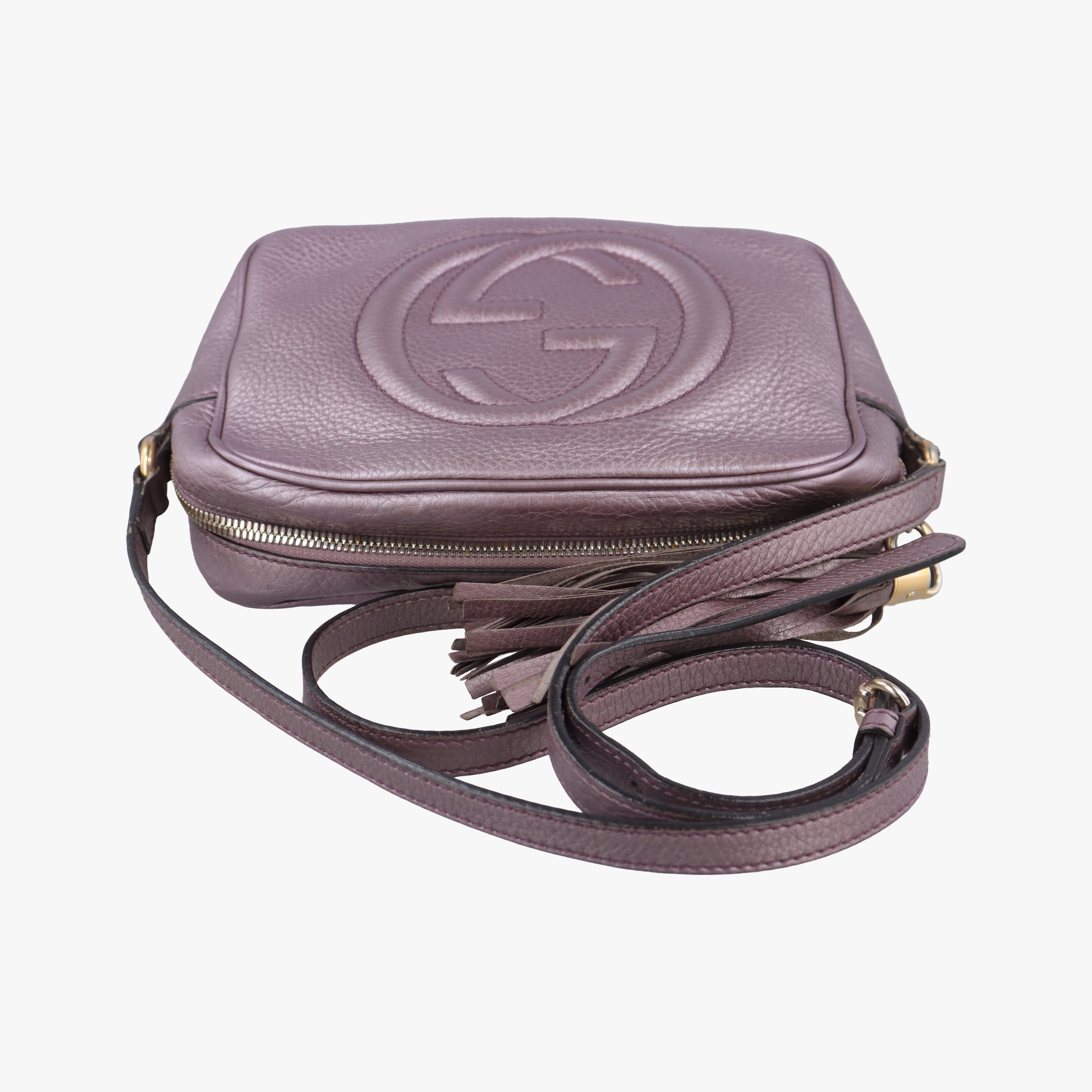 Secondhand Gucci Soho Purple Leather 308364 shoulderbag | stylenewstar