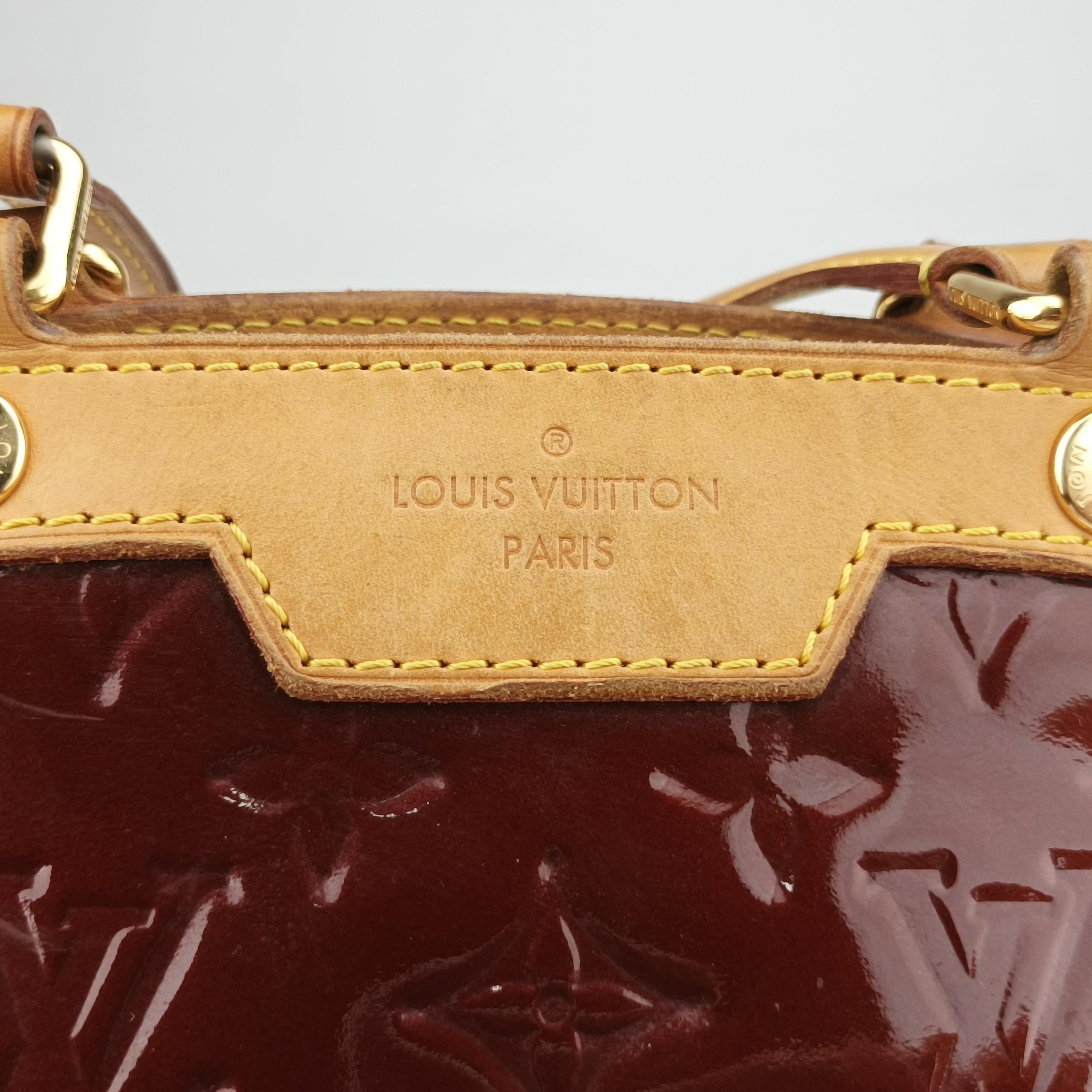 Pre-owned Louis Vuitton Brea MM ROUGE FAUVISTE Vernis M91690 shoulderbag | stylenewstar