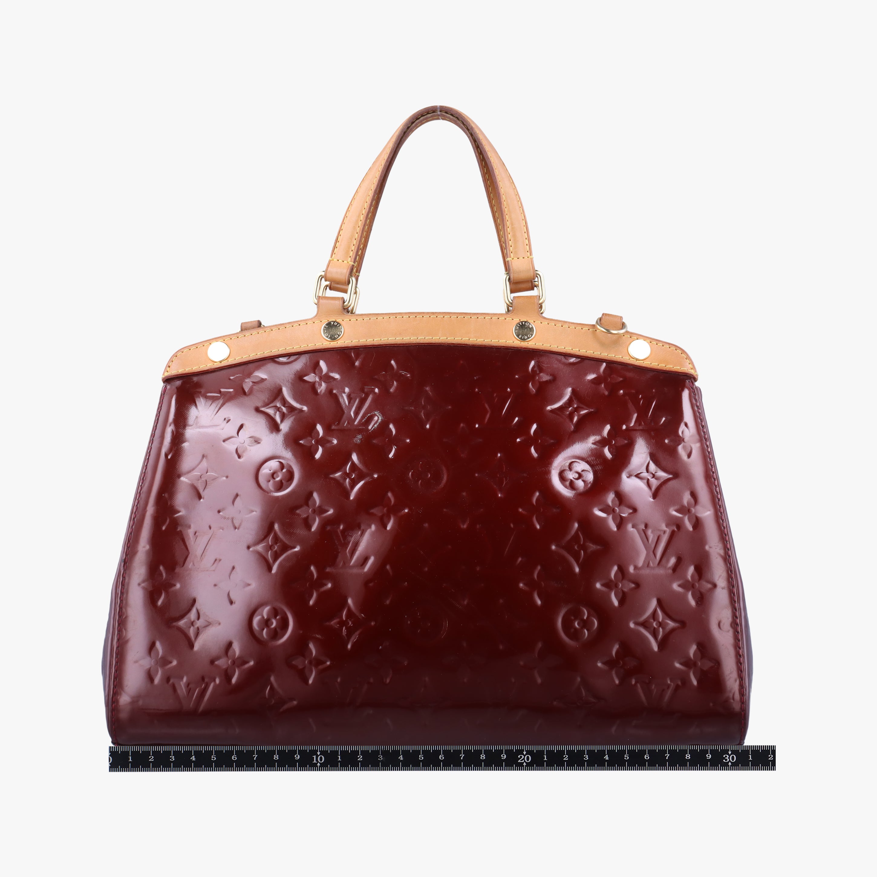 Pre-owned Louis Vuitton Brea MM ROUGE FAUVISTE Vernis M91690 shoulderbag | stylenewstar