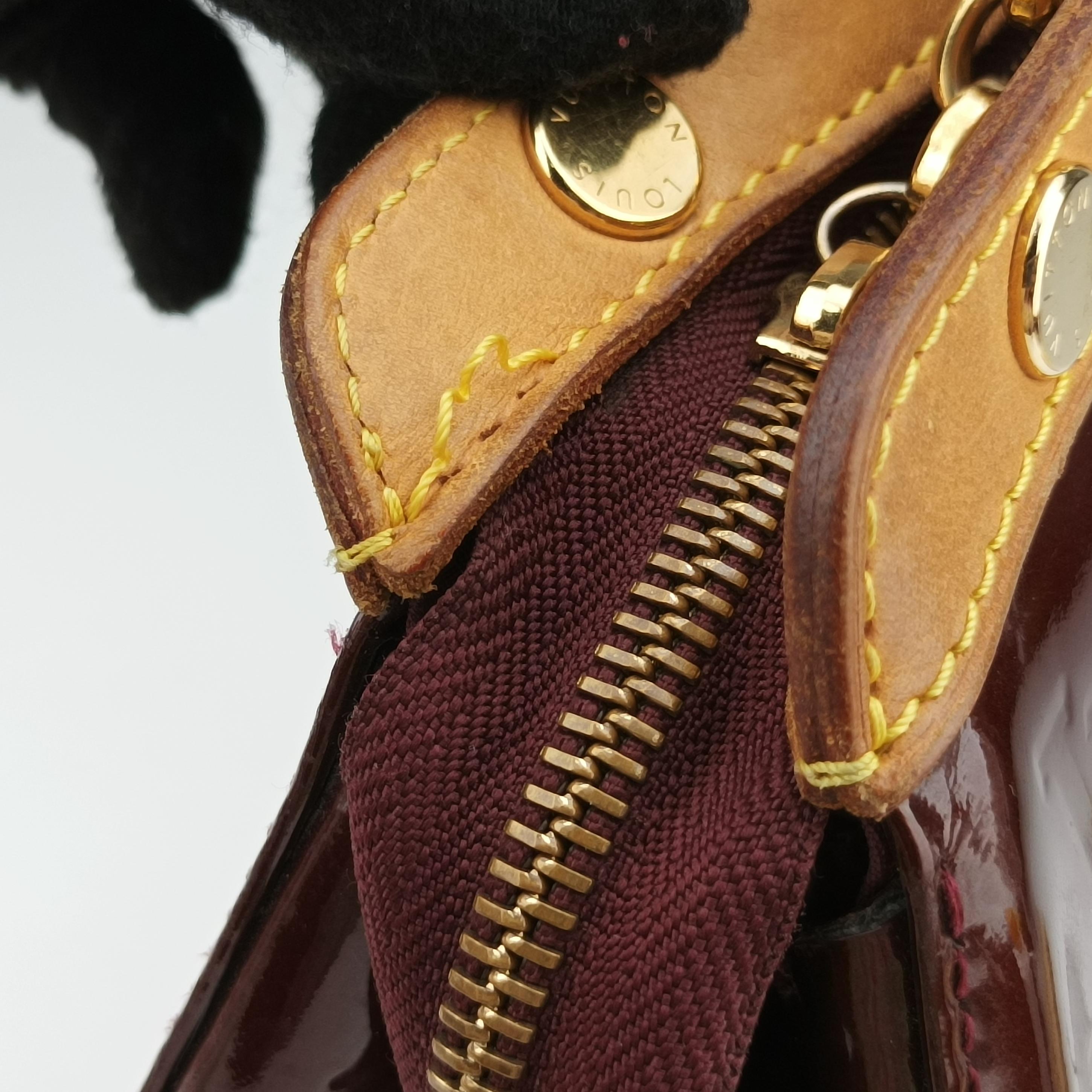 Pre-owned Louis Vuitton Brea MM ROUGE FAUVISTE Vernis M91690 shoulderbag | stylenewstar