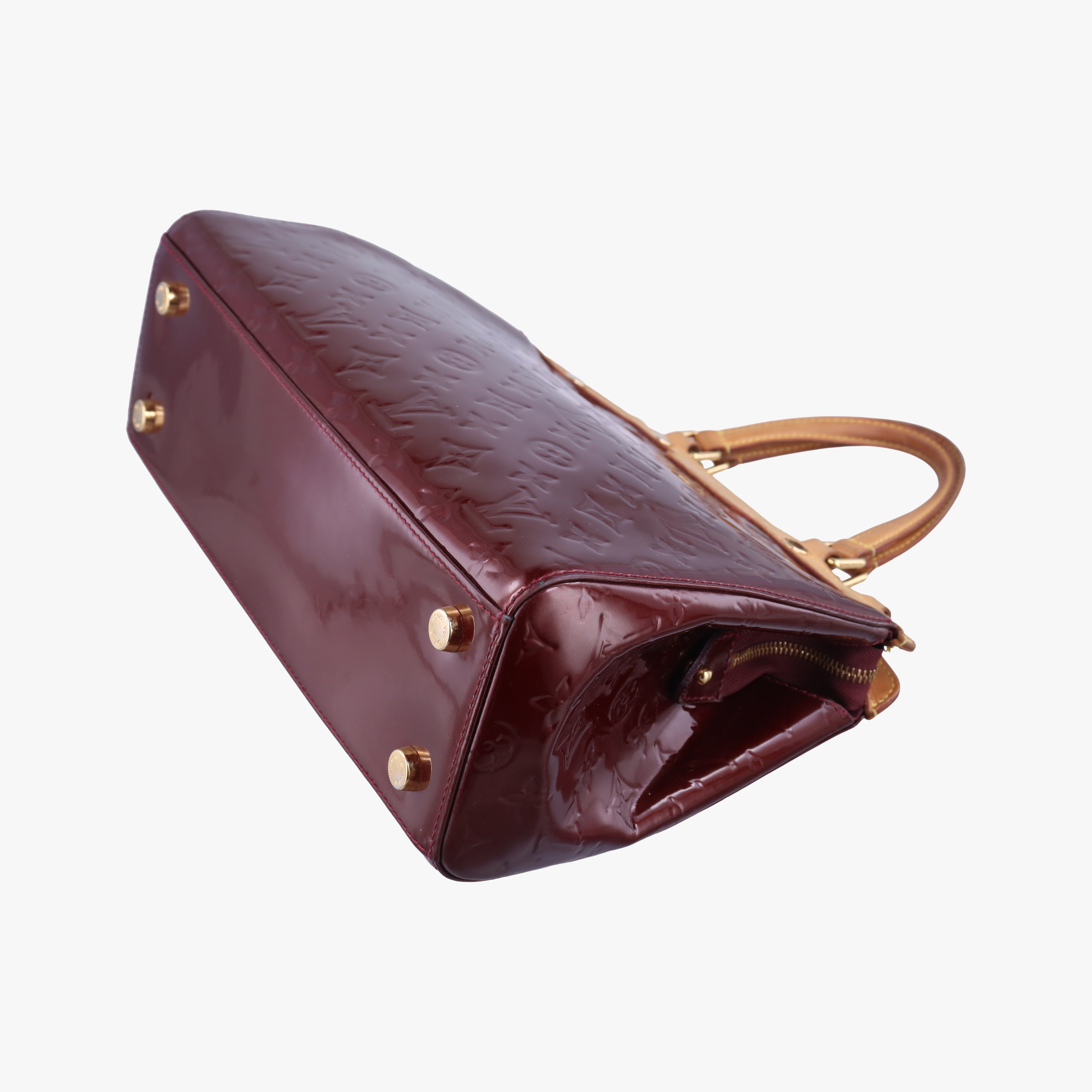 Pre-owned Louis Vuitton Brea MM ROUGE FAUVISTE Vernis M91690 shoulderbag | stylenewstar