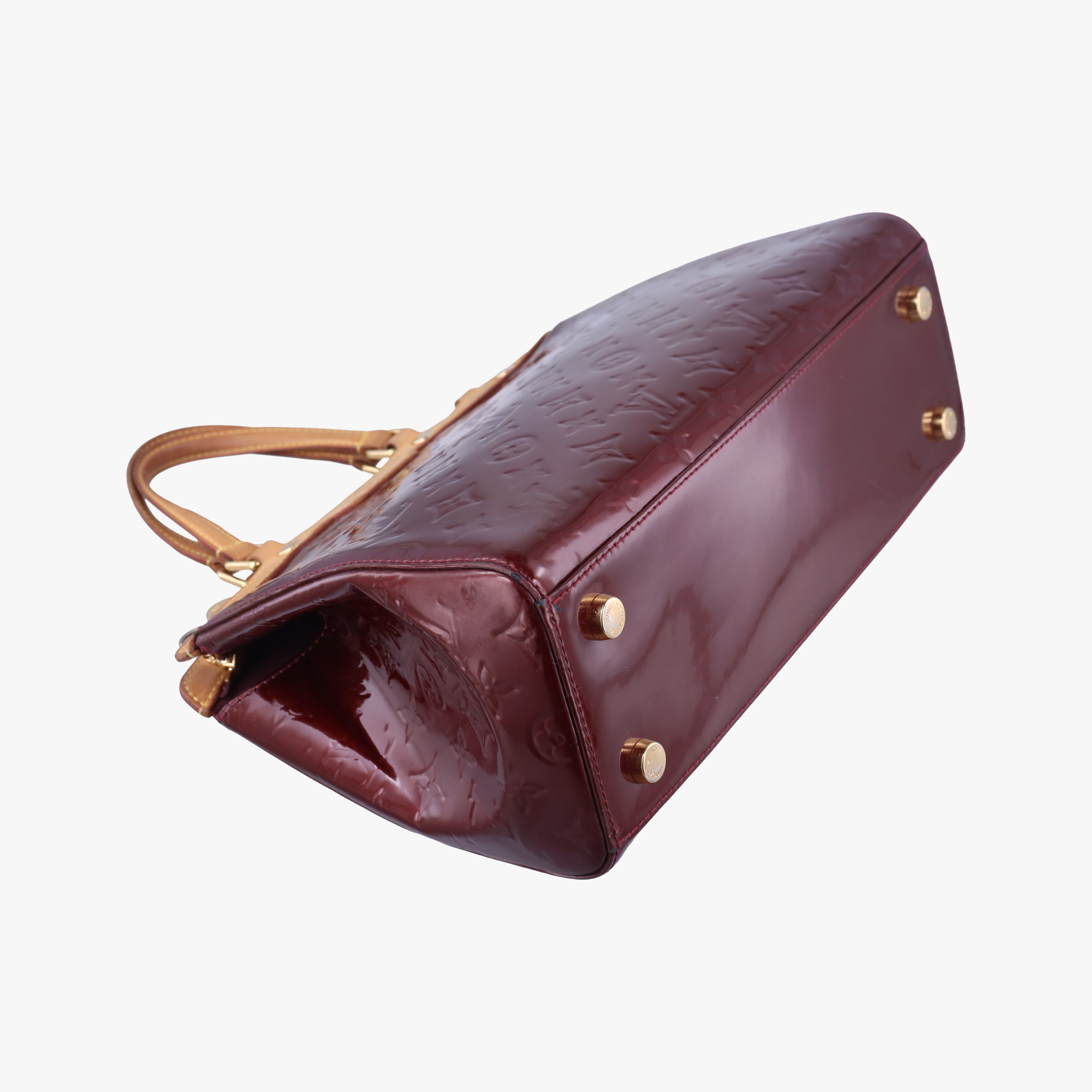Pre-owned Louis Vuitton Brea MM ROUGE FAUVISTE Vernis M91690 shoulderbag | stylenewstar
