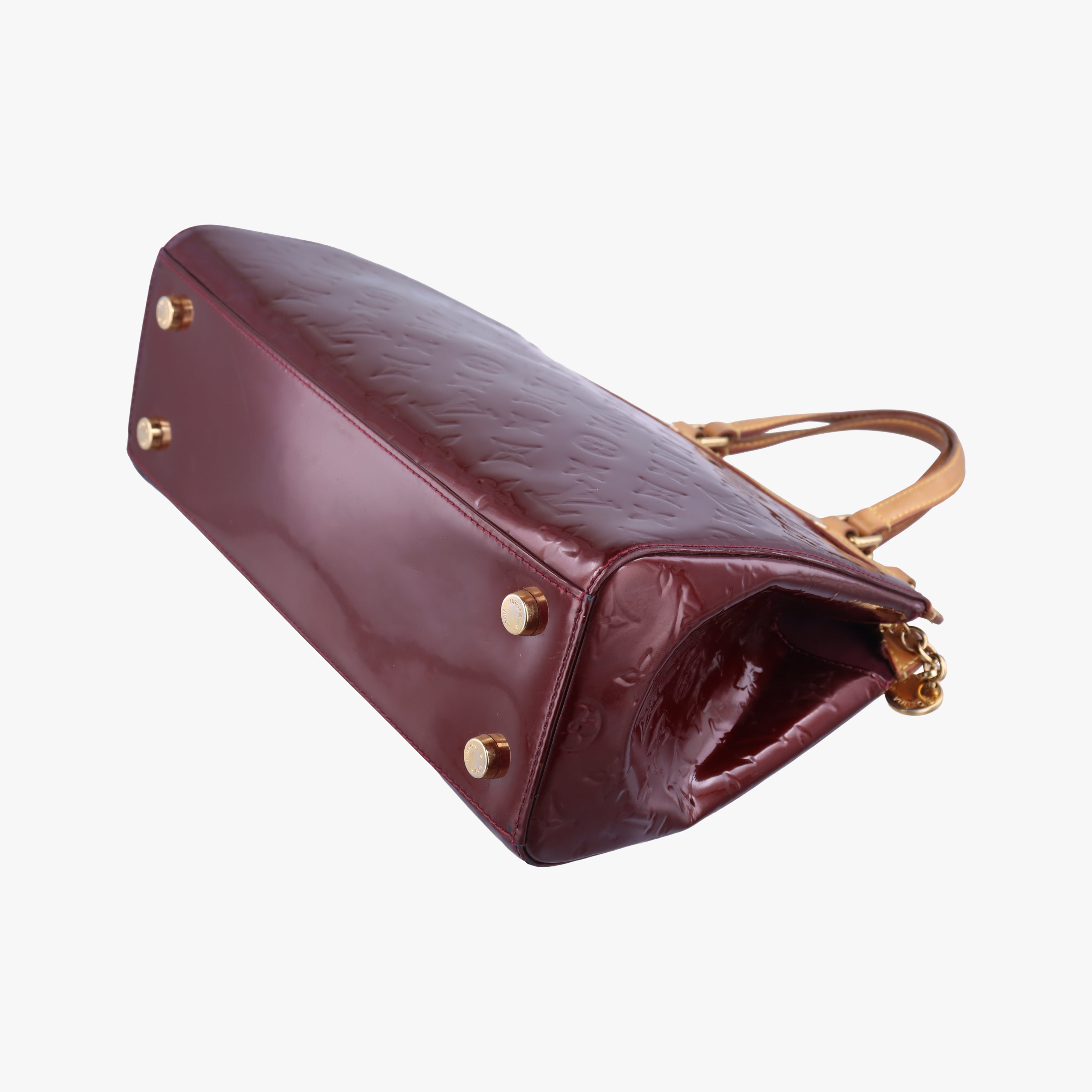 Pre-owned Louis Vuitton Brea MM ROUGE FAUVISTE Vernis M91690 shoulderbag | stylenewstar