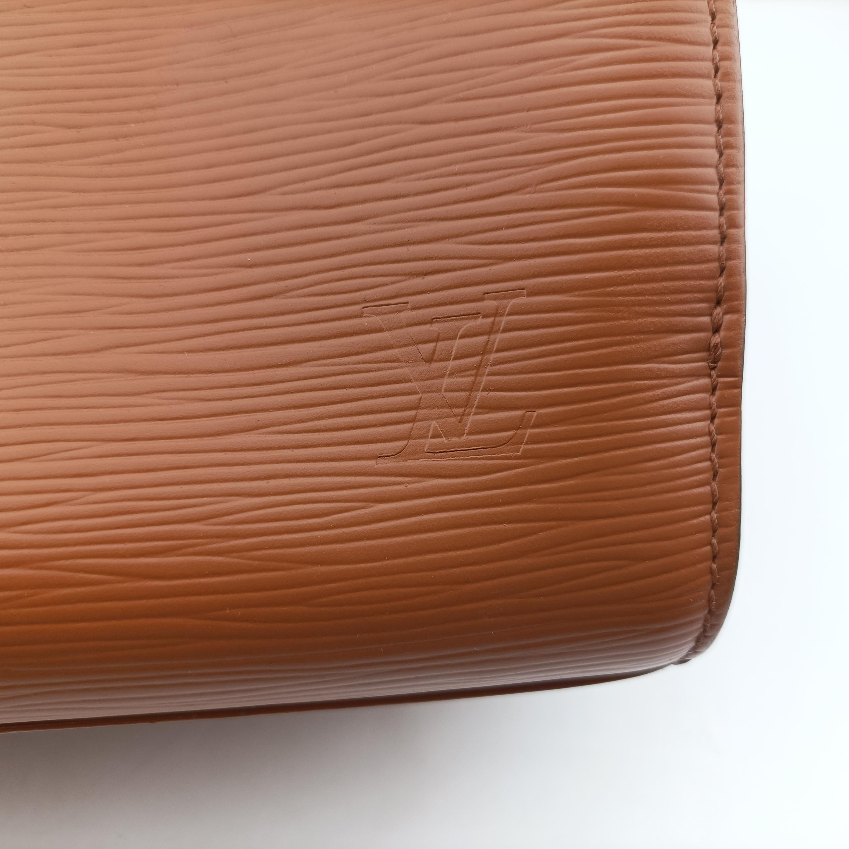 Pre-owned Louis Vuitton Epi Pont Neuf Brown epi M52058 handbag | stylenewstar
