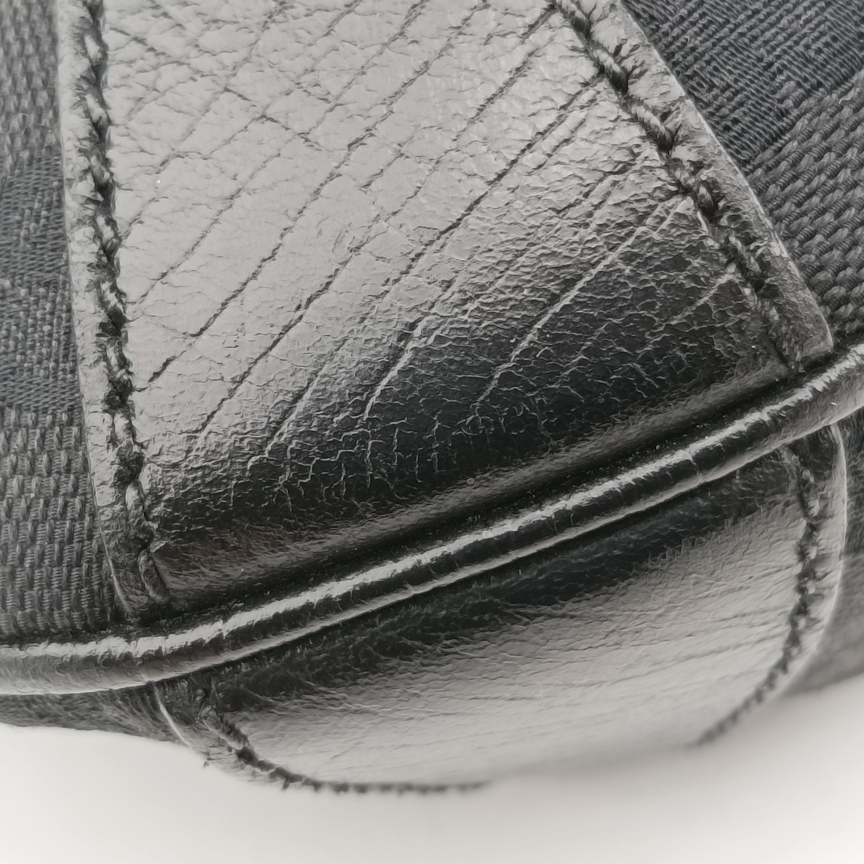 Pre-owned Gucci Horsebit Hobo Black Fabric×leather 114890 handbag | stylenewstar