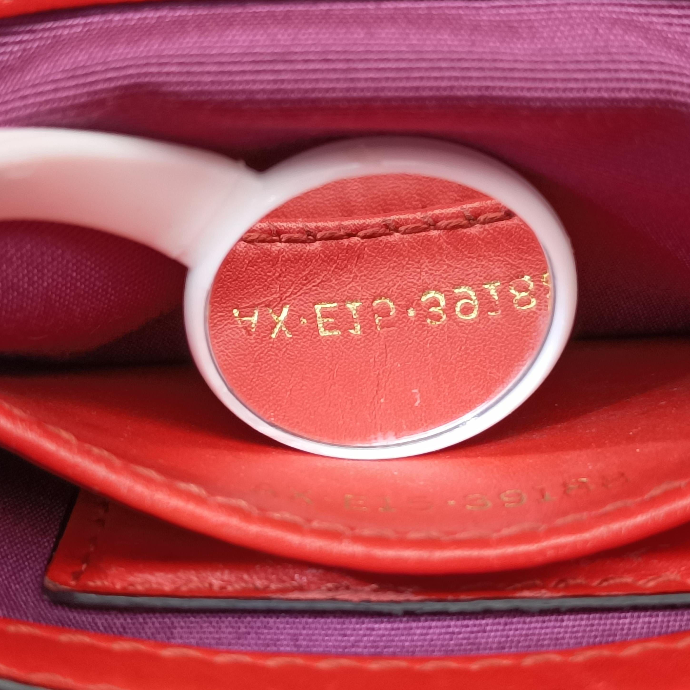 Secondhand Bvlgari Serpenti Forever Red leather  shoulderbag | stylenewstar