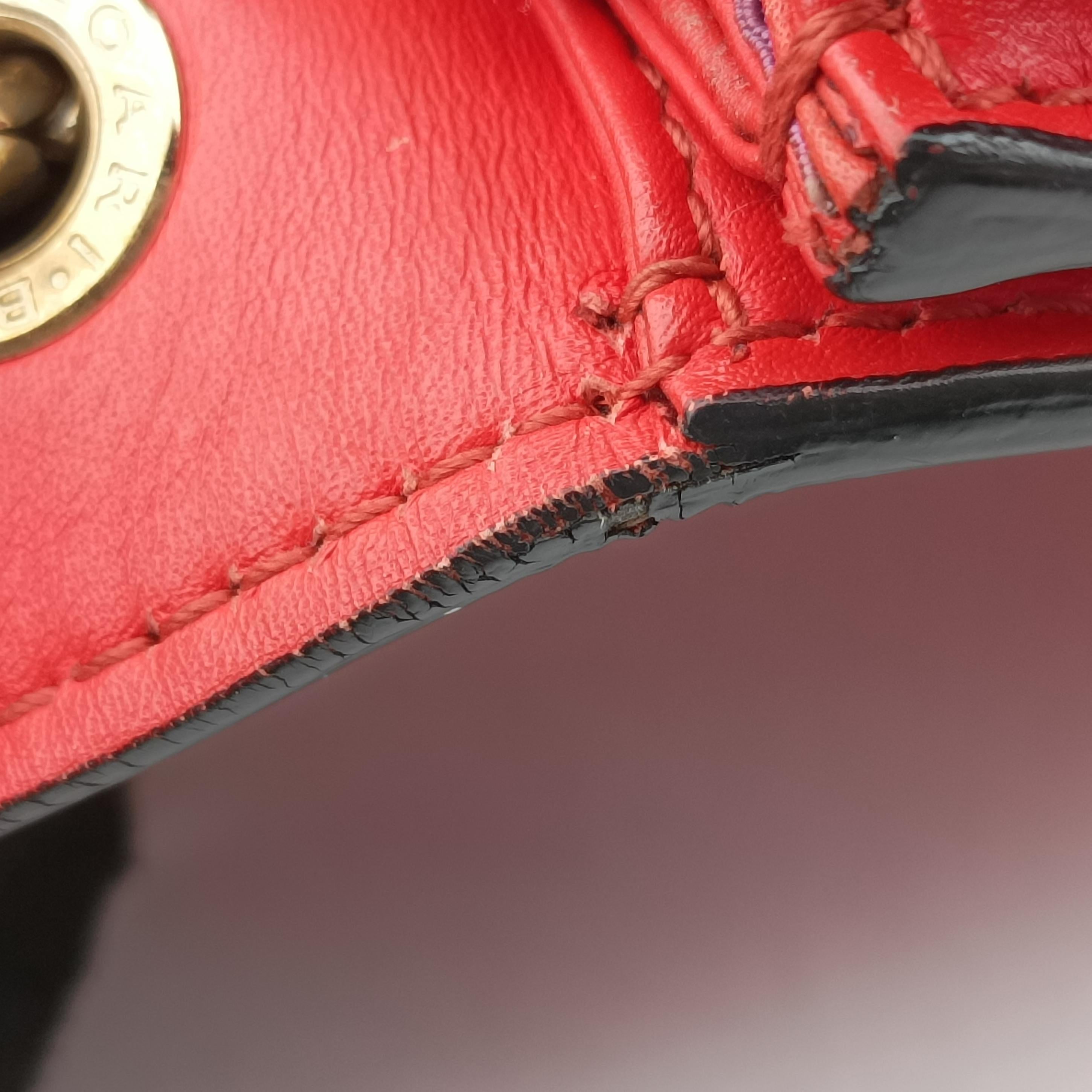 Secondhand Bvlgari Serpenti Forever Red leather  shoulderbag | stylenewstar
