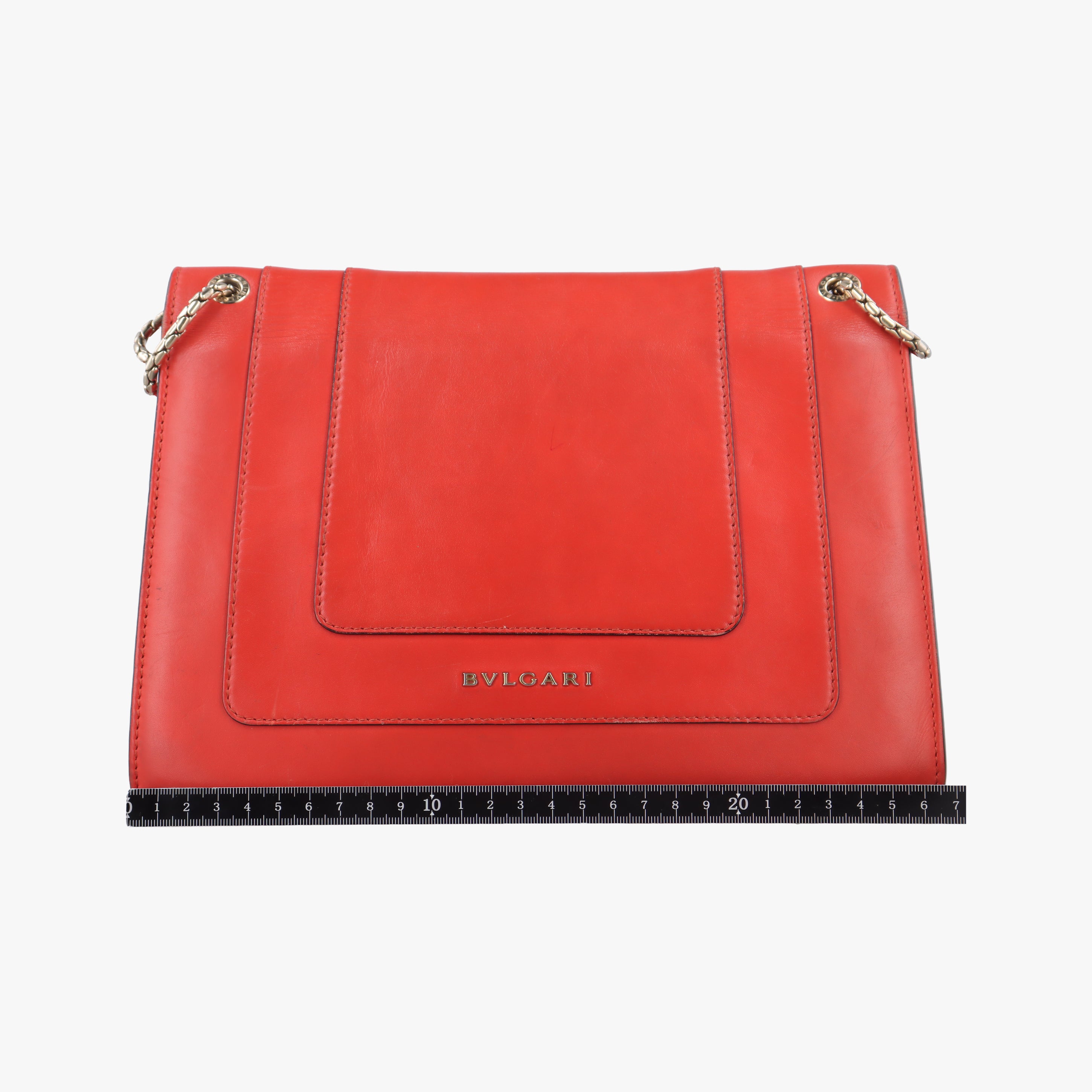 Secondhand Bvlgari Serpenti Forever Red leather  shoulderbag | stylenewstar