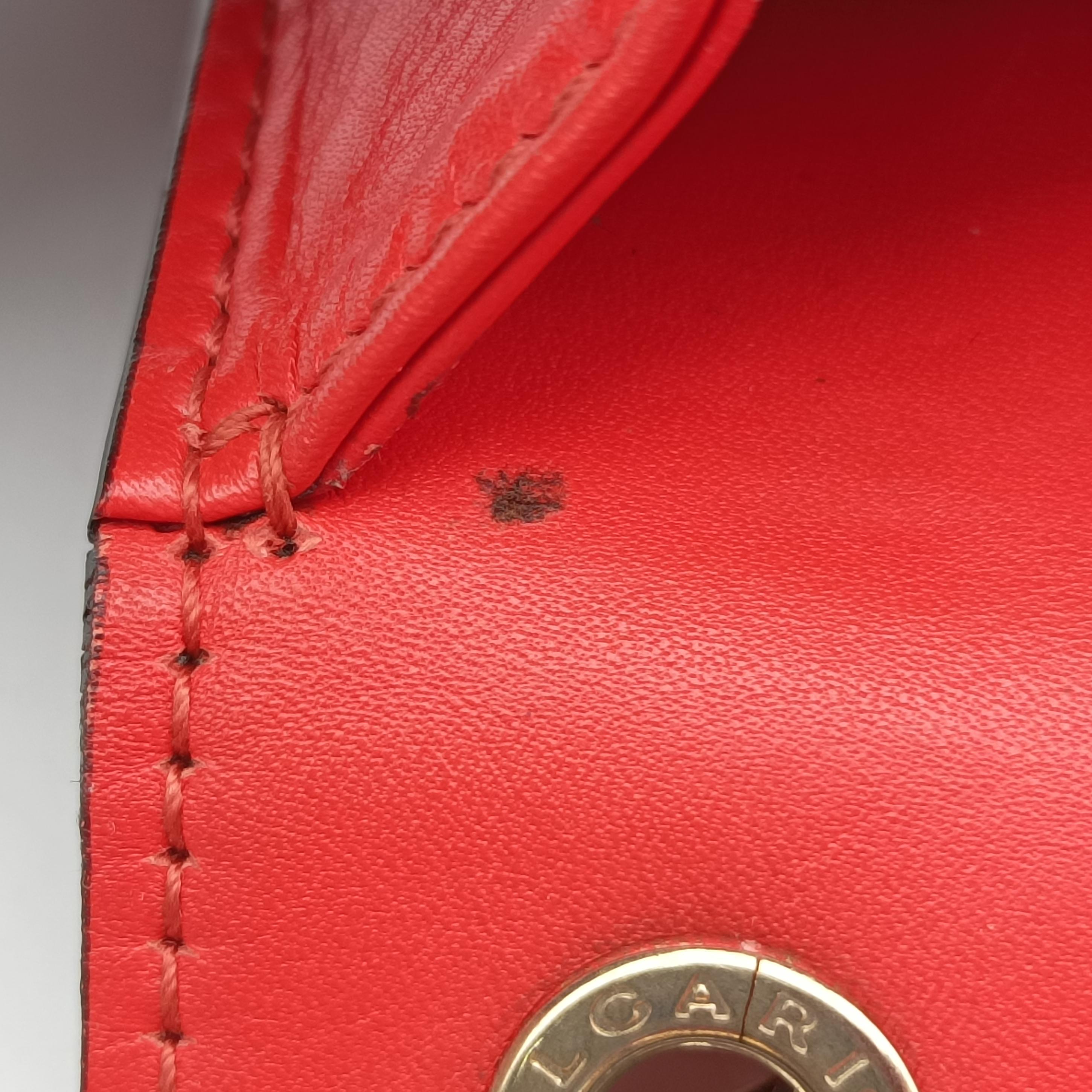Secondhand Bvlgari Serpenti Forever Red leather  shoulderbag | stylenewstar